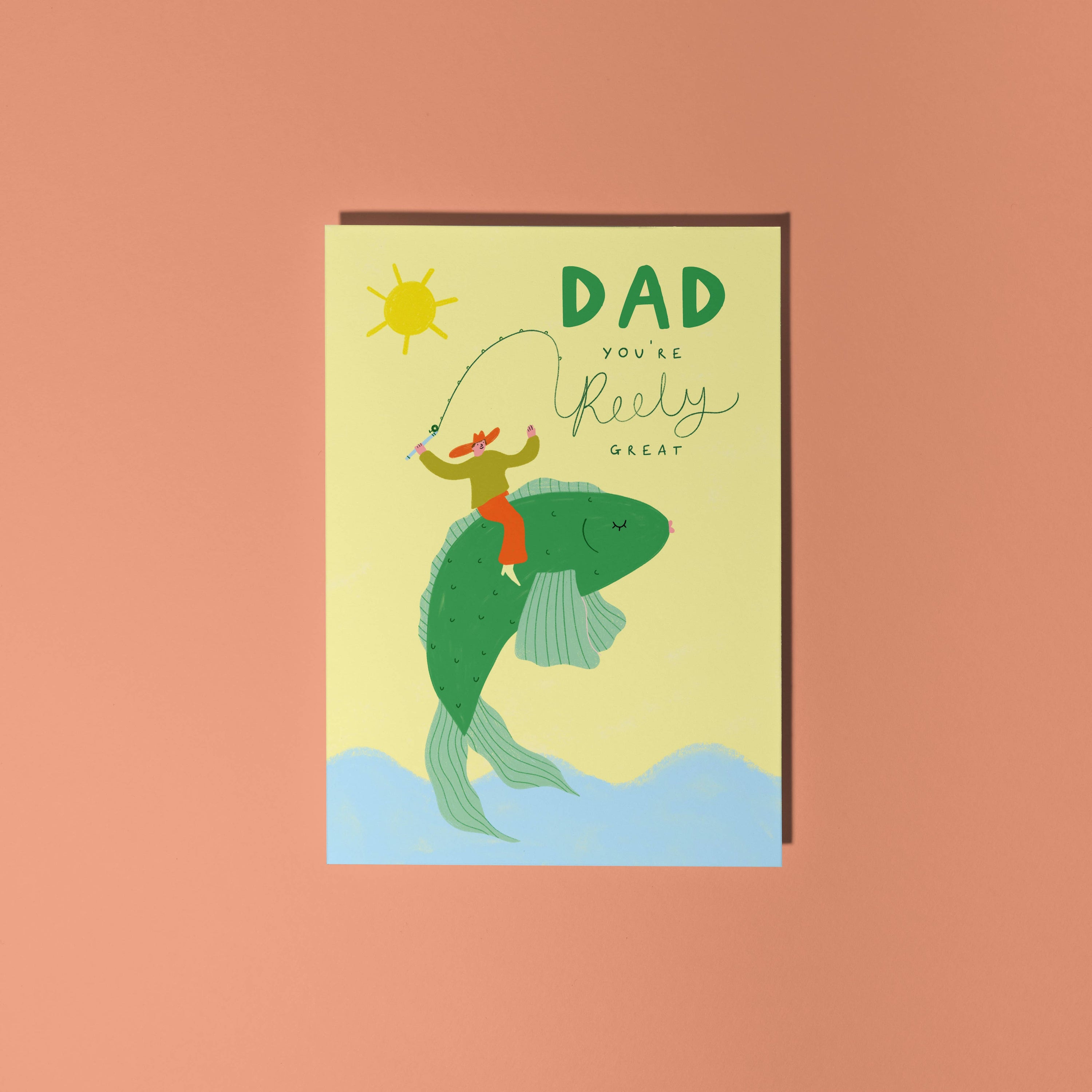 Reely Great Fishing Dad Card | Fisherman Father's Day Card