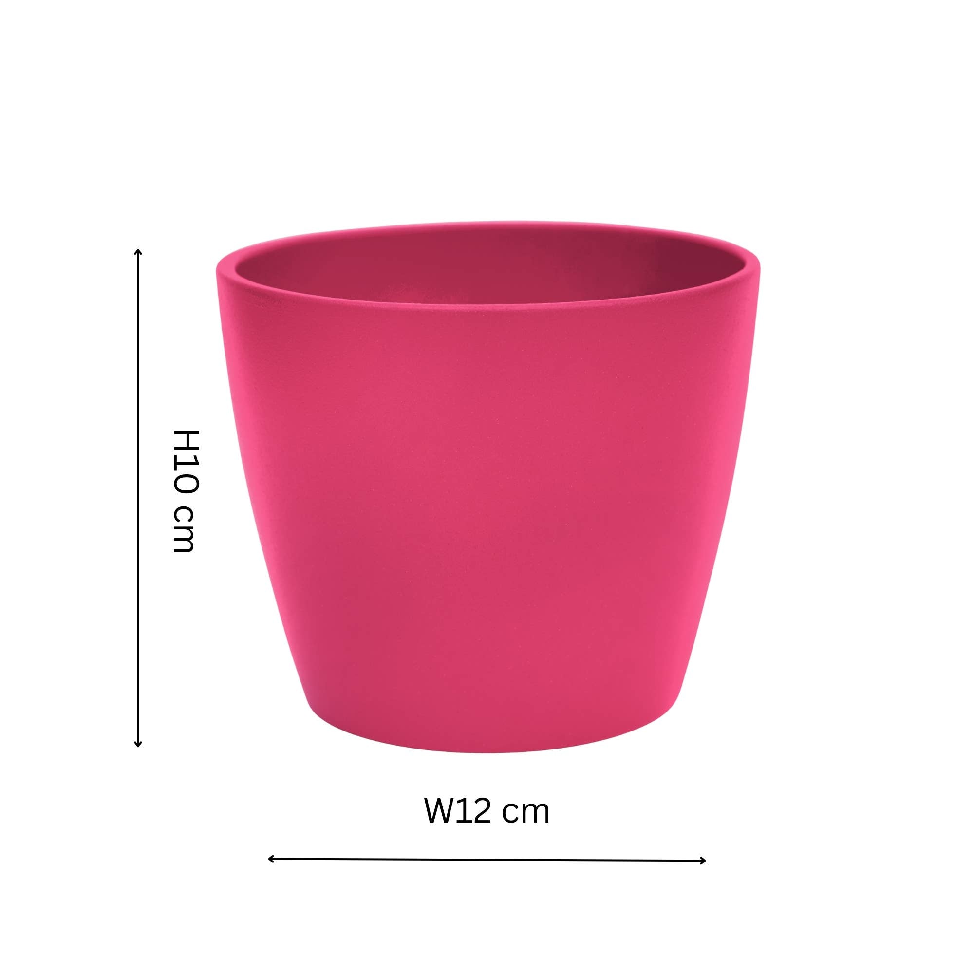 Ceramic Cyclamen Indoor Planter H10cm D12cm