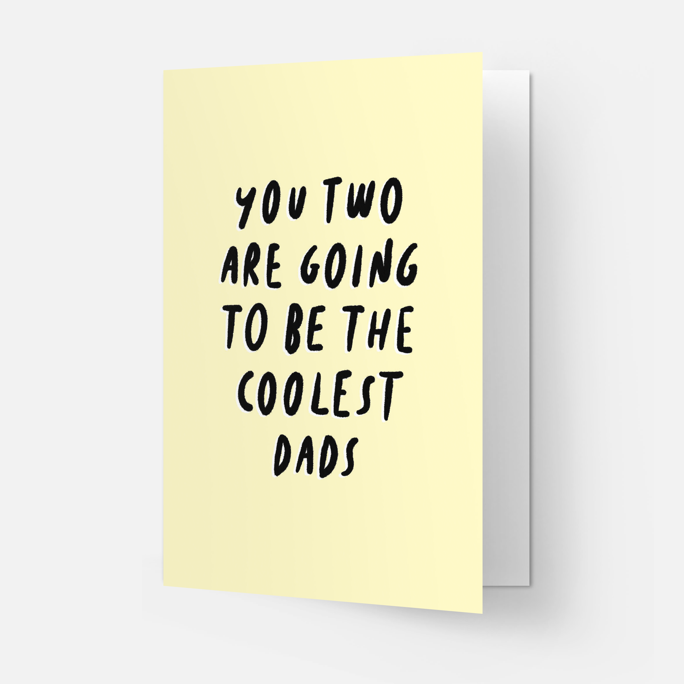 Coolest parents greeting card