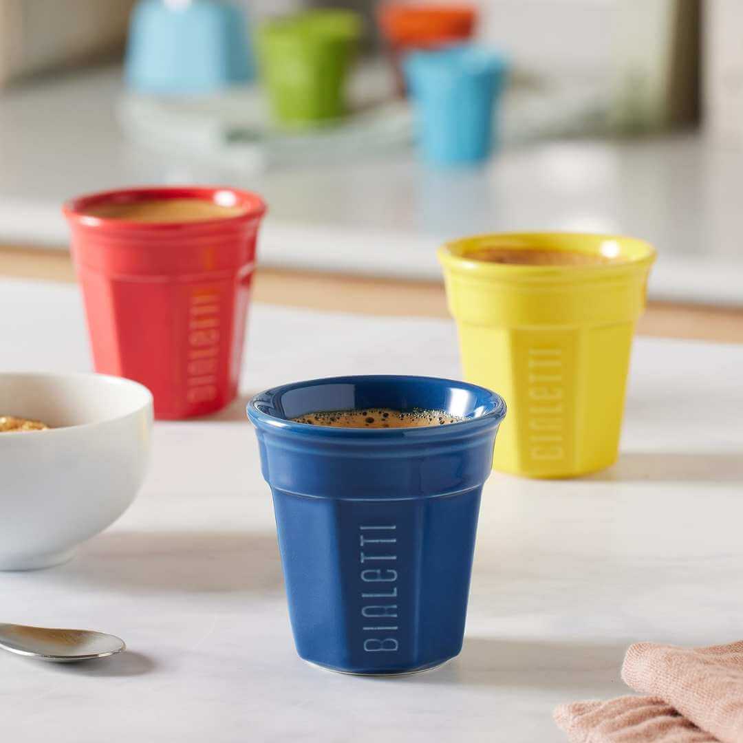 Bialetti Colour Espresso Cups - Set of 6