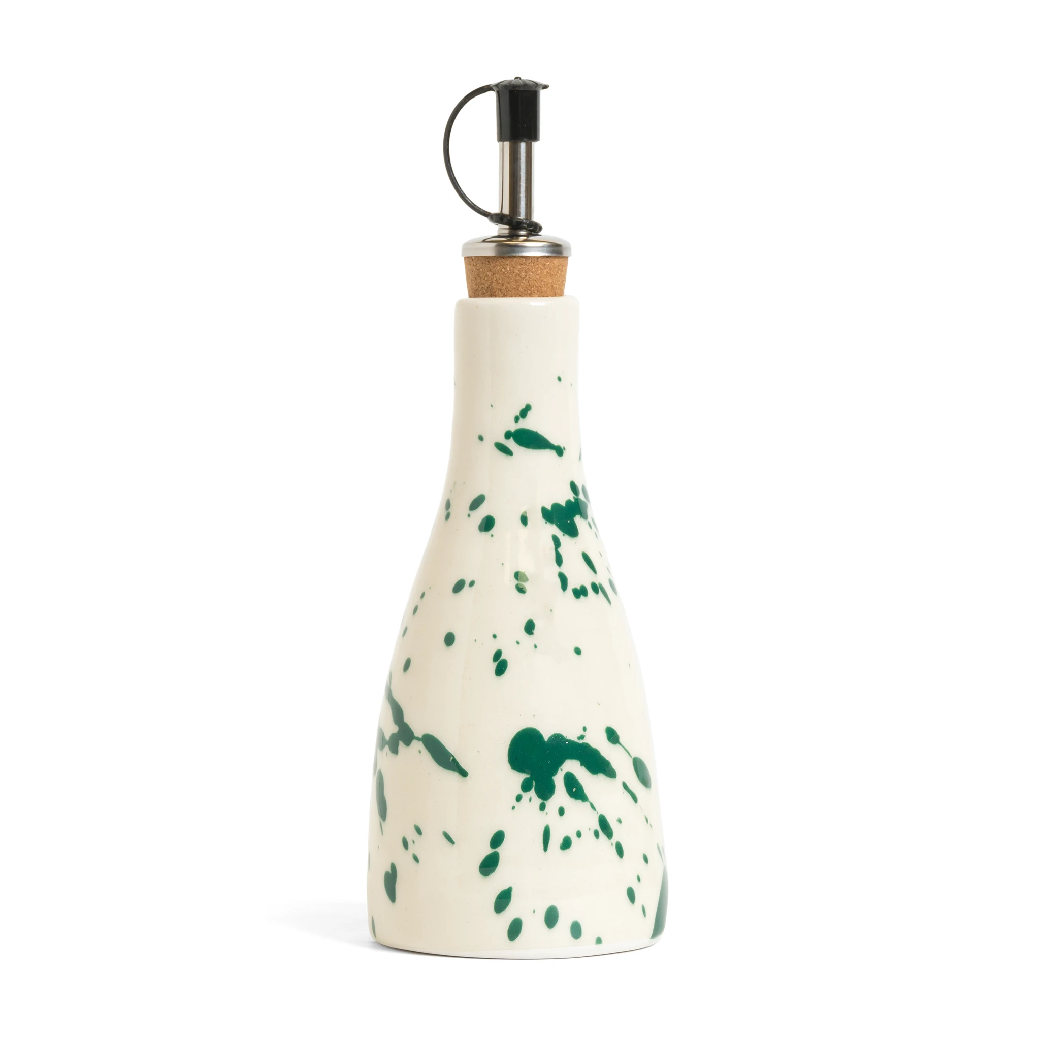 Olive Oil Drizzler Green Splatter