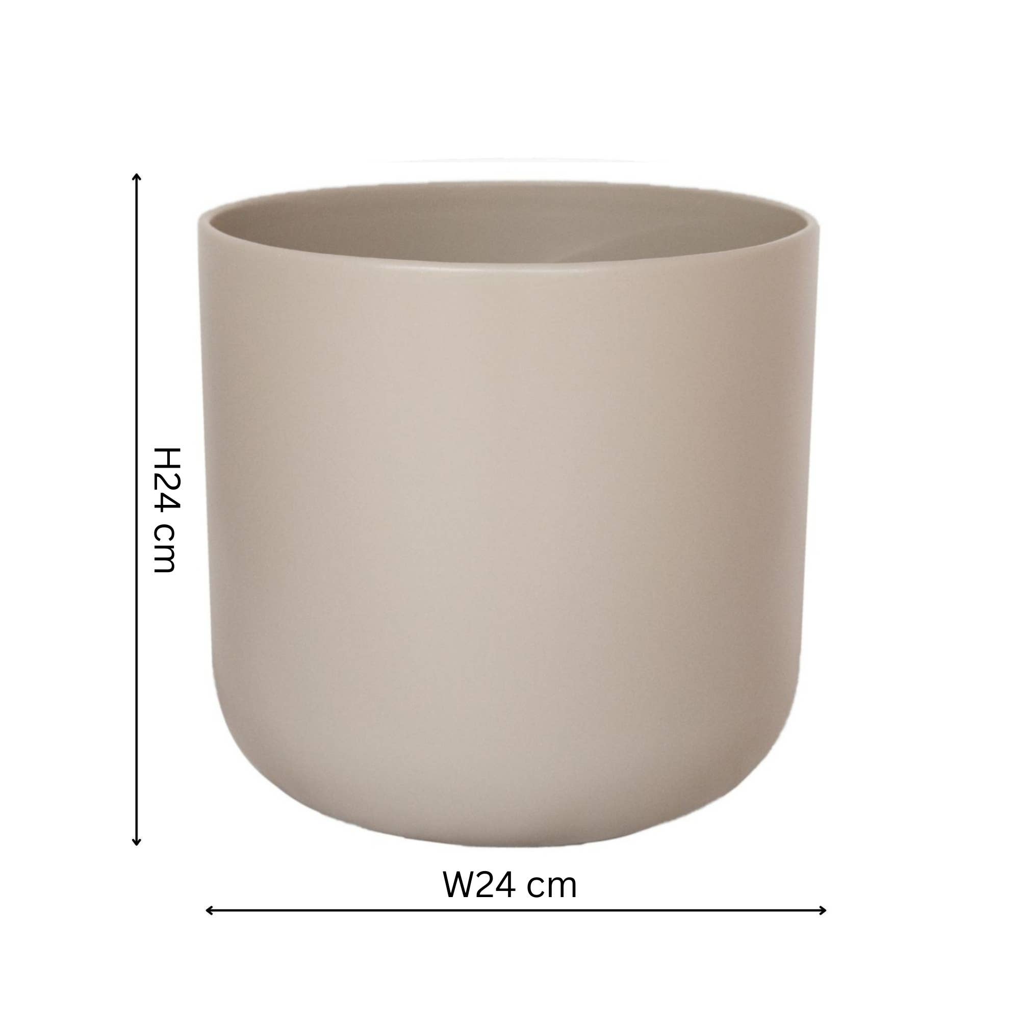 Lisbon Ceramic Indoor Planter H24cm D24cm