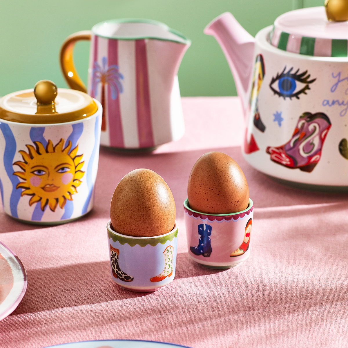 Electric Coast Set of 2 Egg Cups