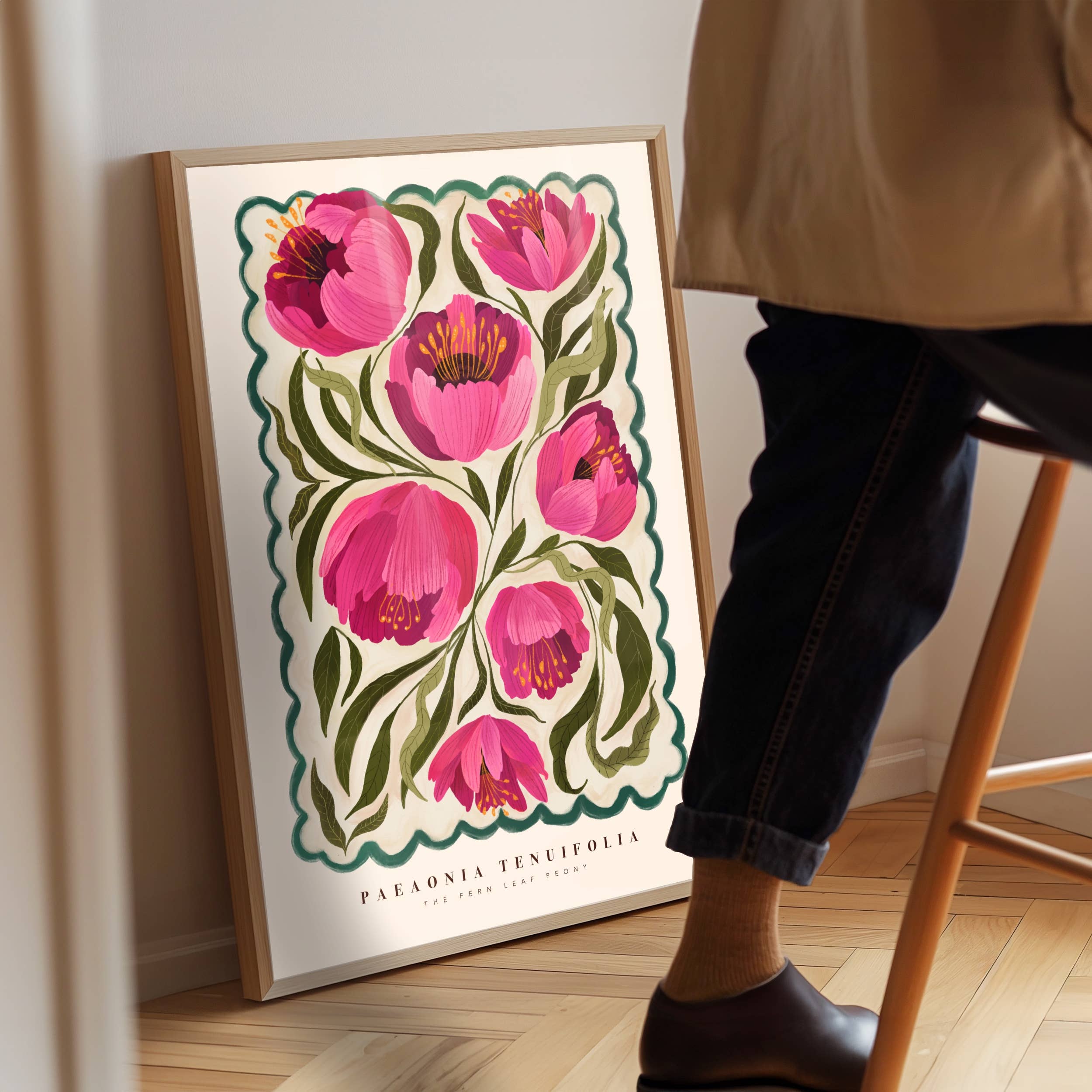 Summer Peony A3 Print