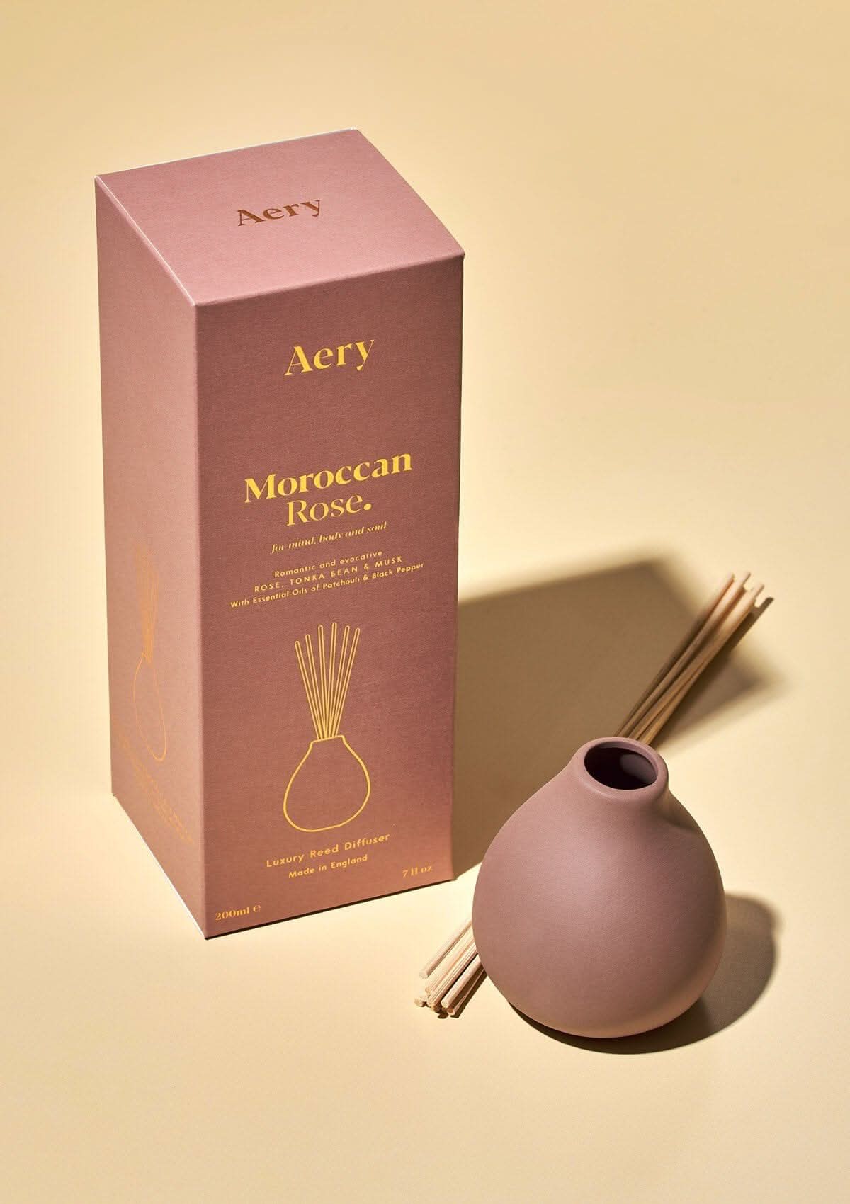 Moroccan Rose Reed Diffuser by Aery