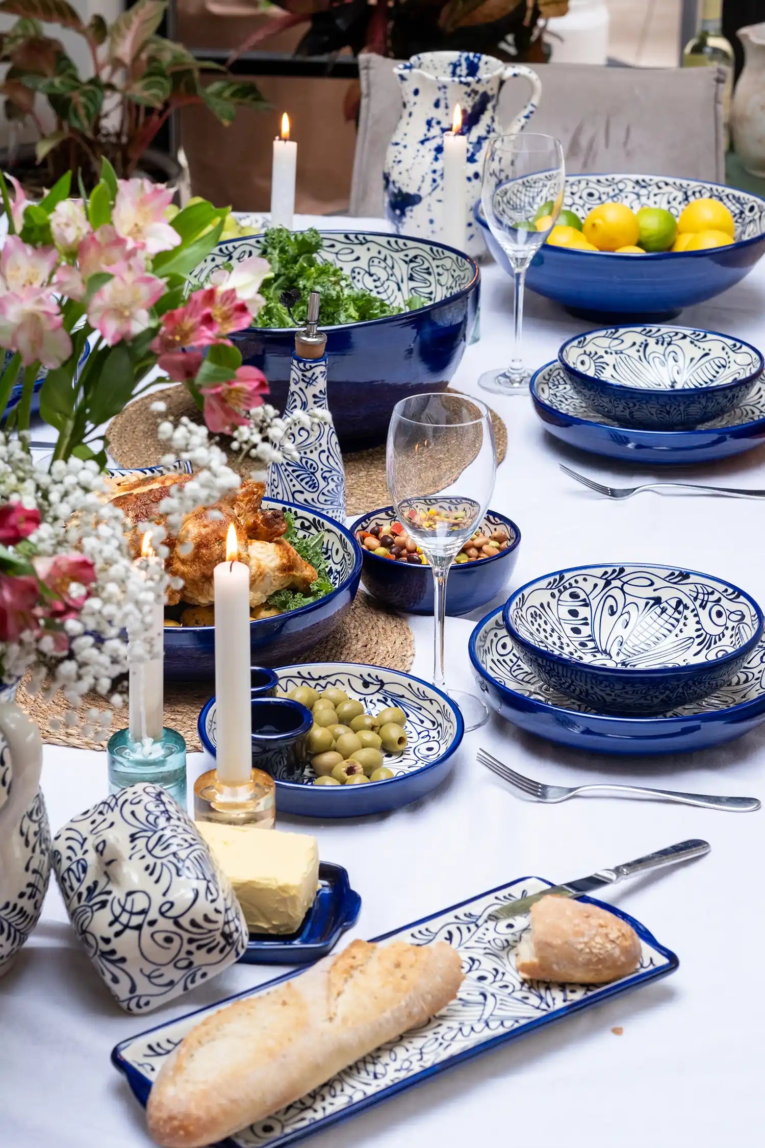 Shallow Serving Bowl Blanca