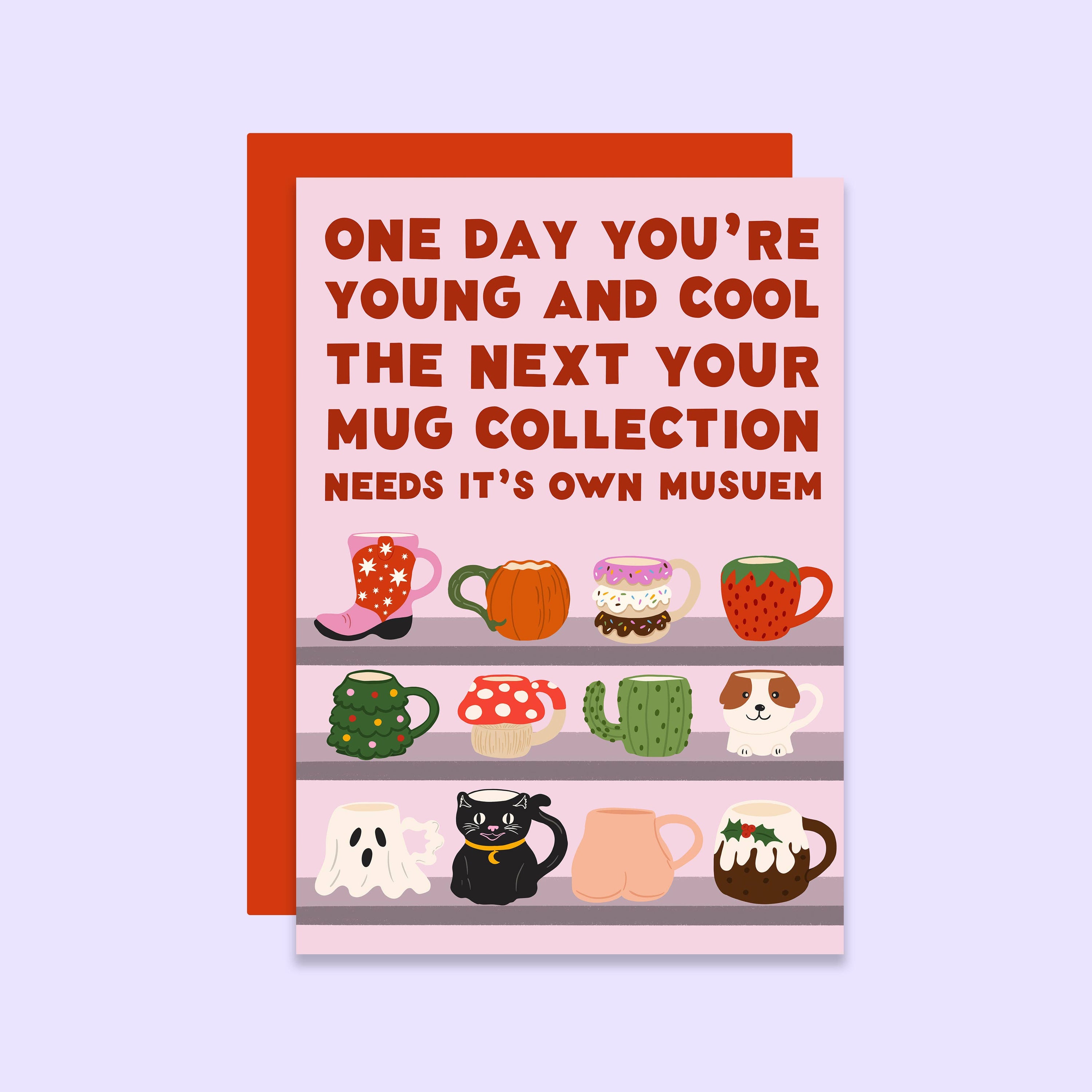 Funky Mug Collection Birthday Card | Young and Cool Card
