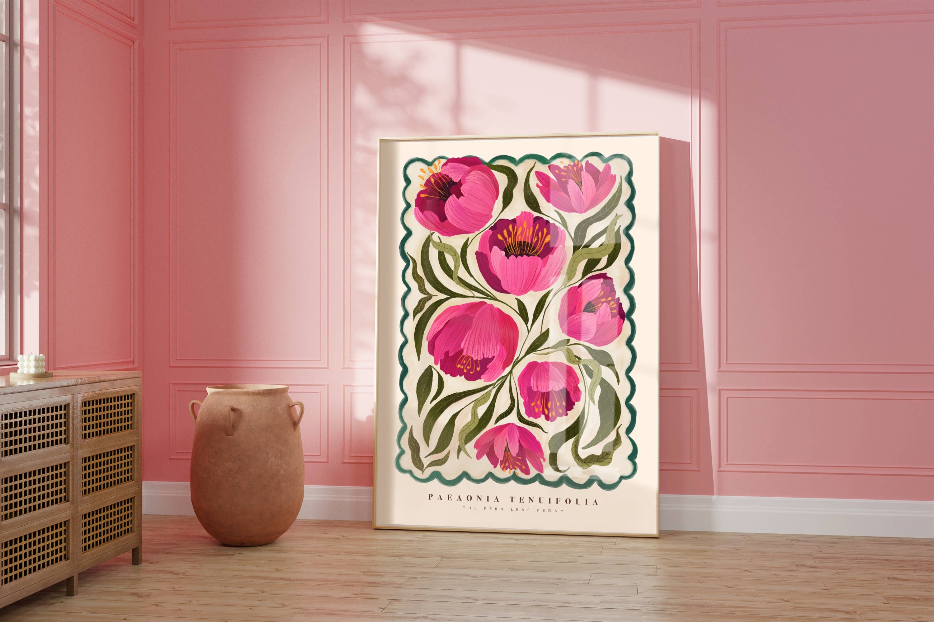 Summer Peony A3 Print