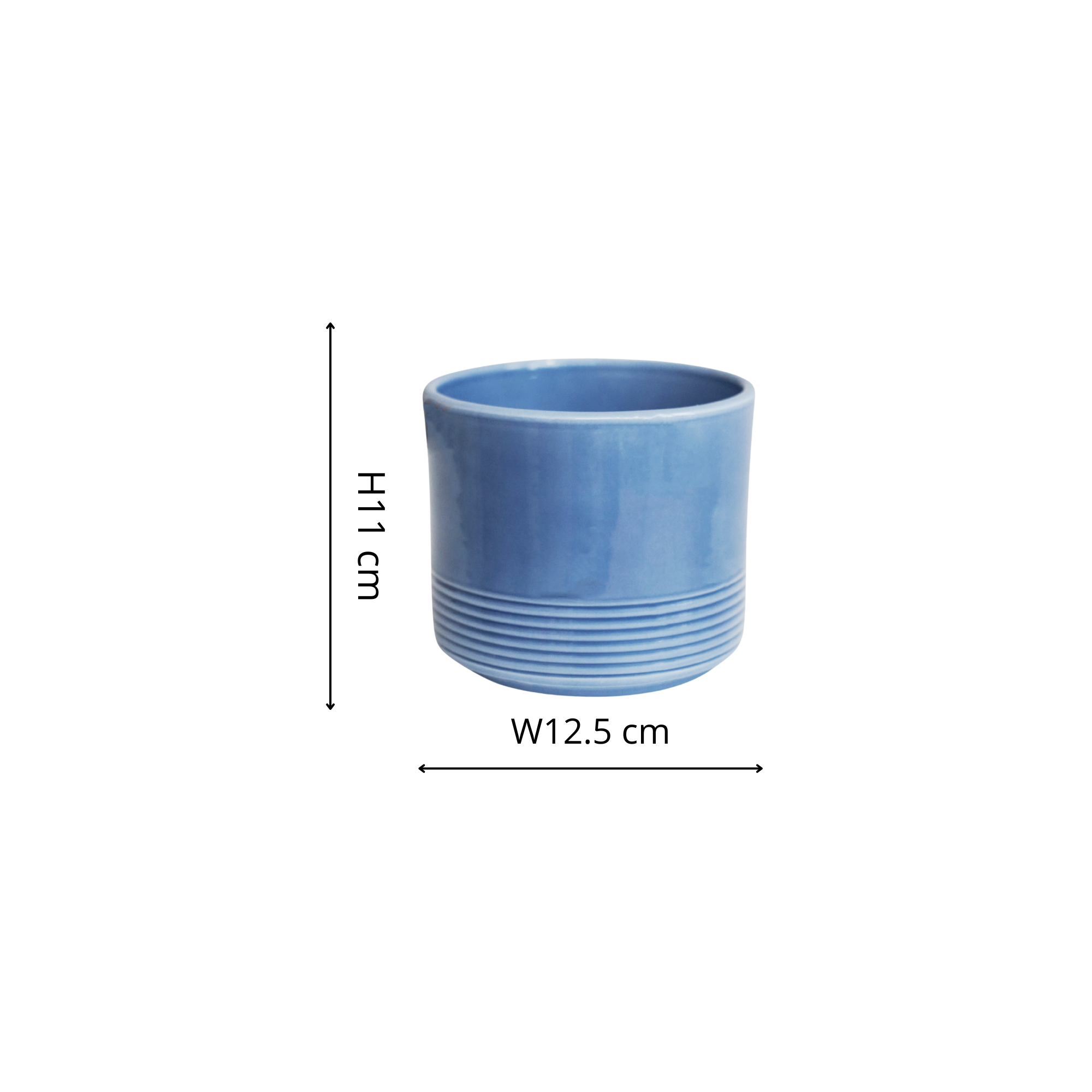 Munich Gloss Planter H11cm D12.5cm