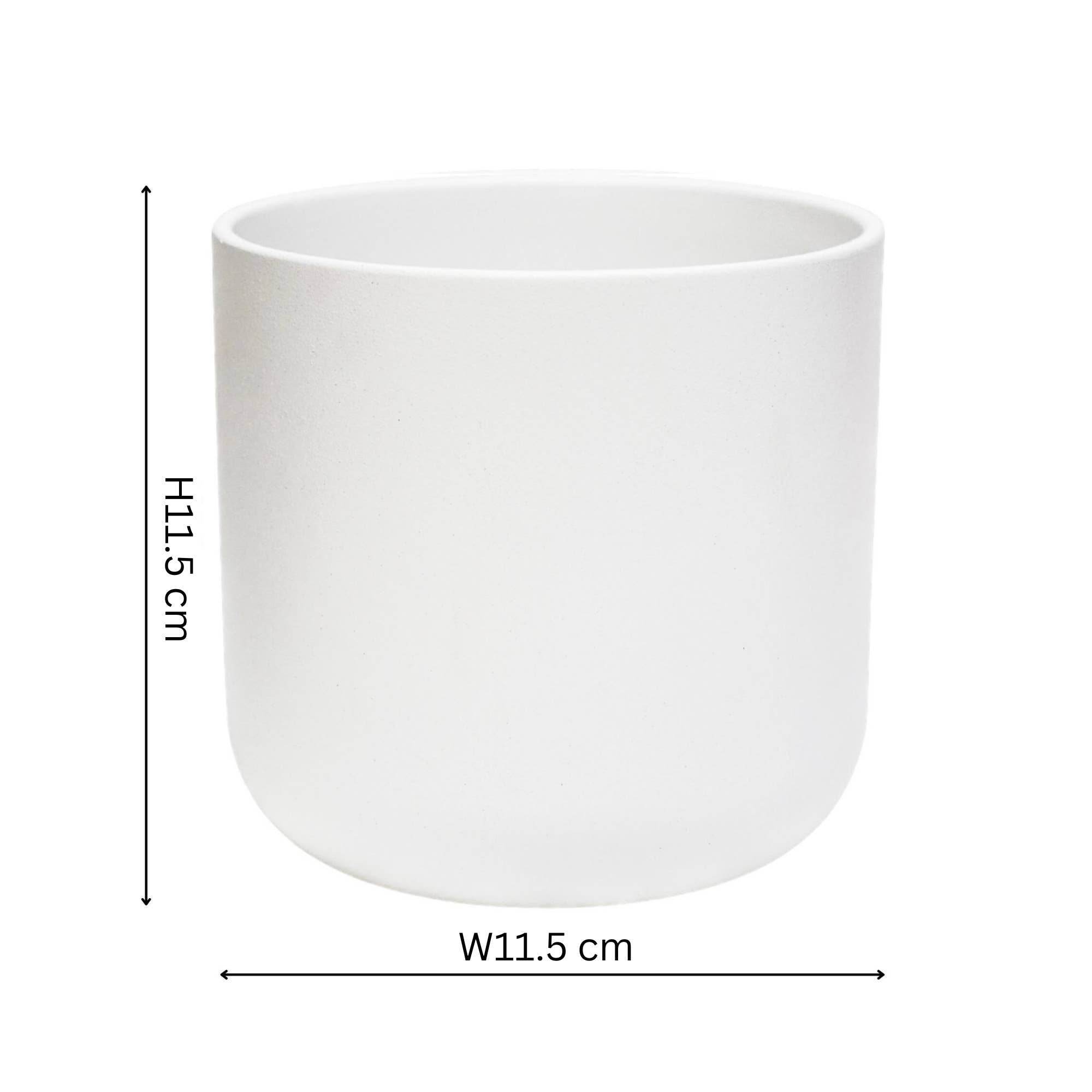 Lisbon Ceramic Indoor Planter H11.5cm D11.5cm