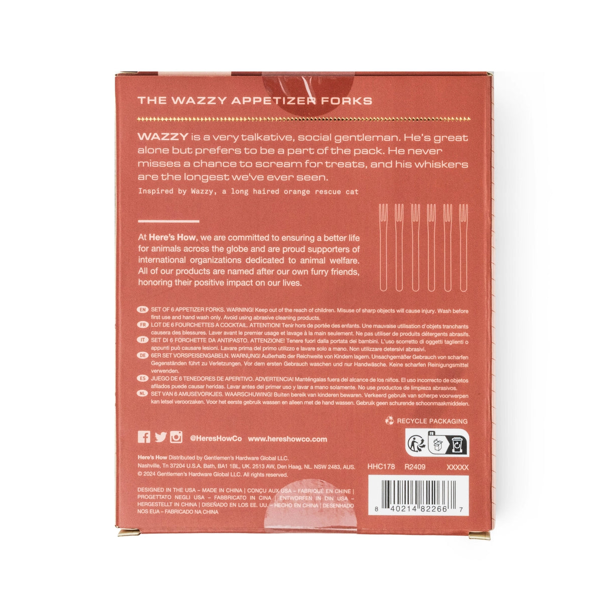 Here's How - The Wazzy Appetizer Forks