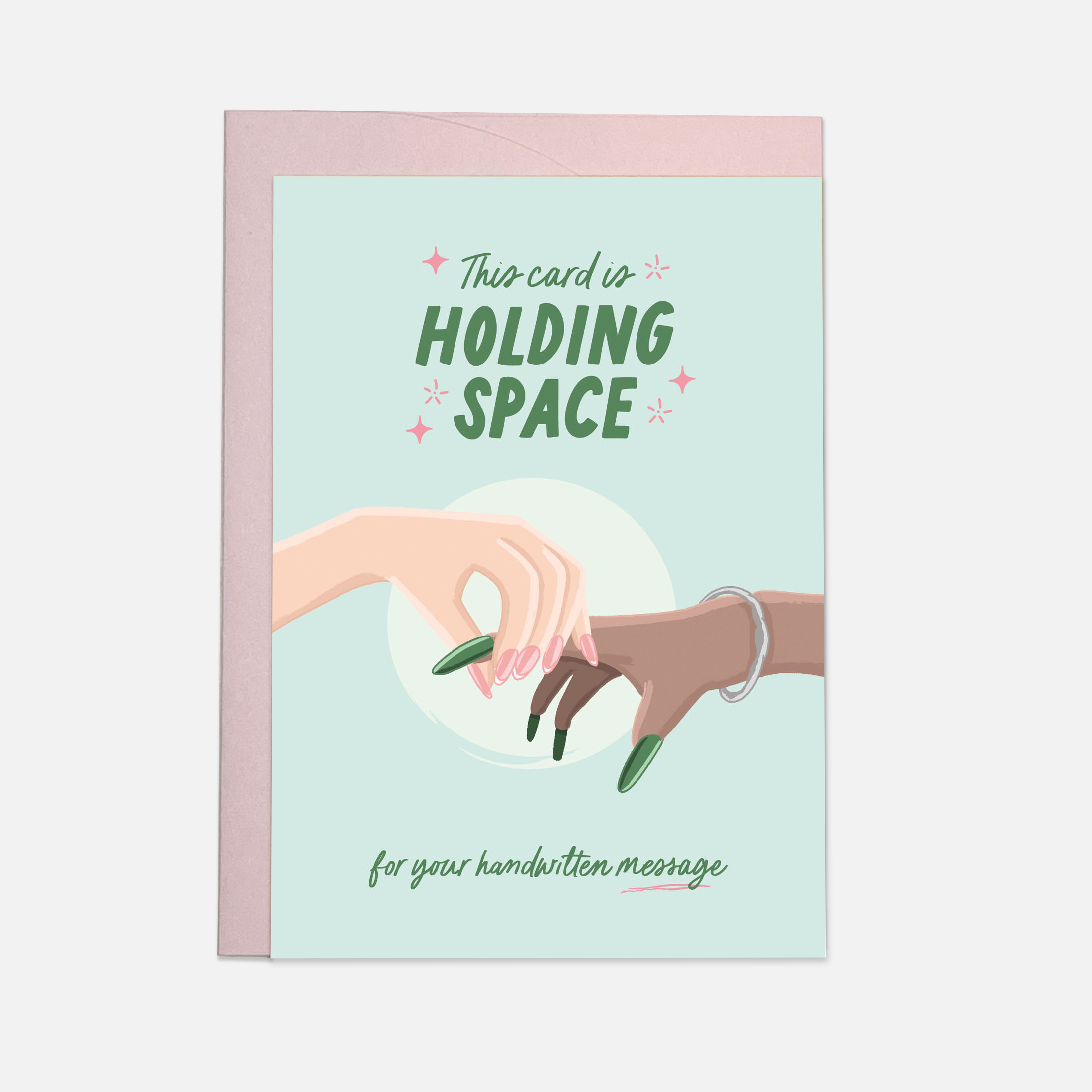 Holding space - Trending series birthday greeting card