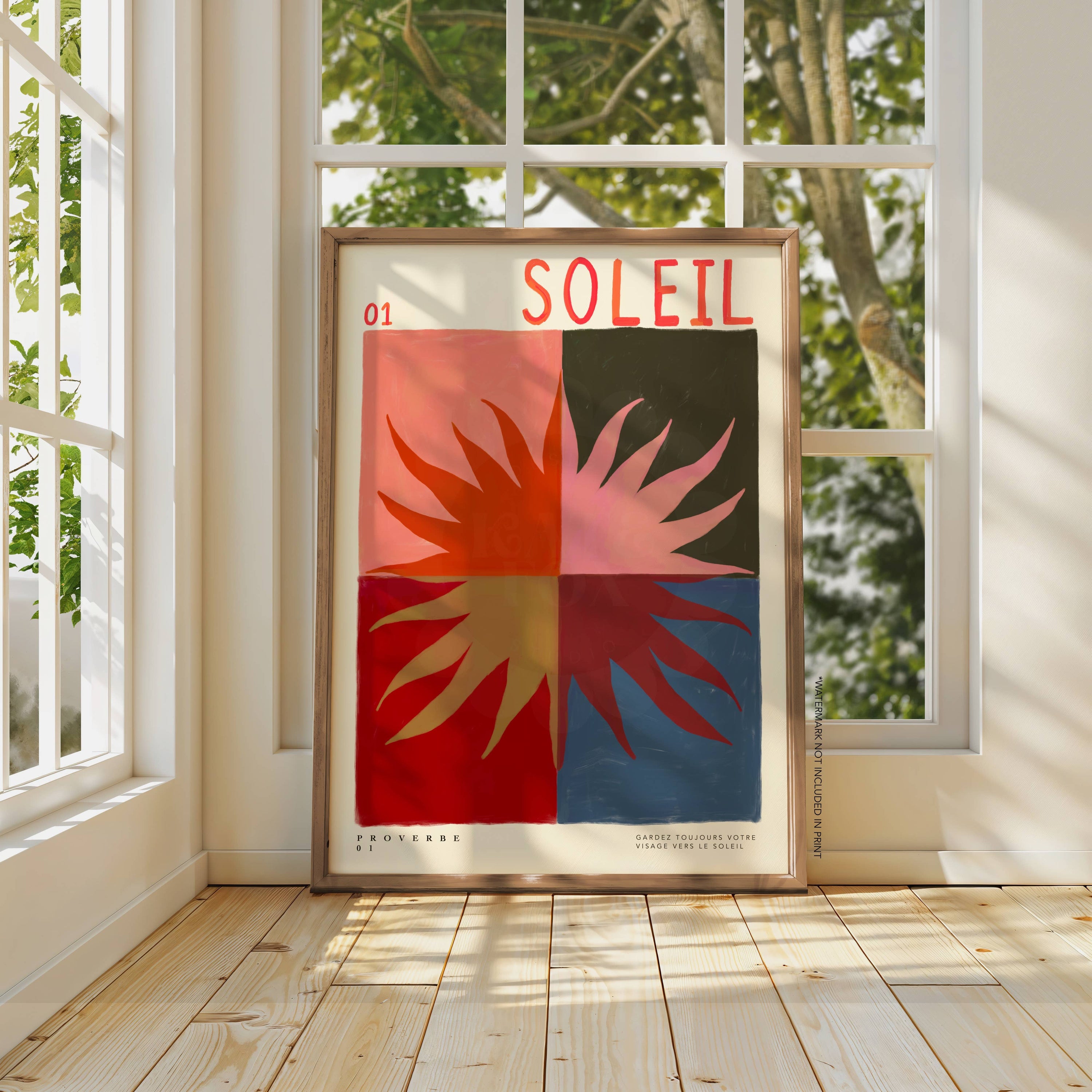 Autumn Sun, Art Print, Colourful Art, Fun Art, Home Decor