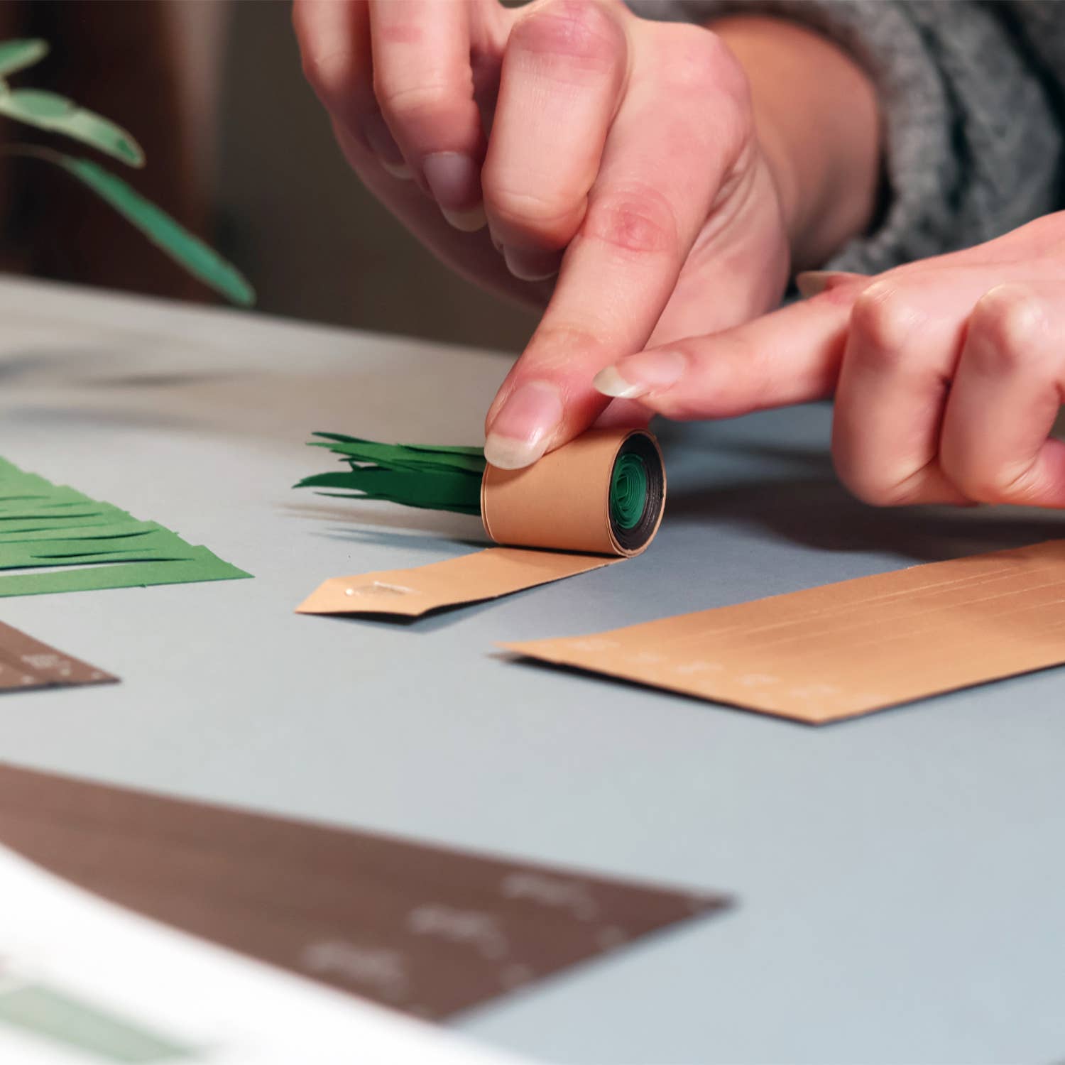 Paper Plants | Origami Kit for Desk Decor | DIY Gift
