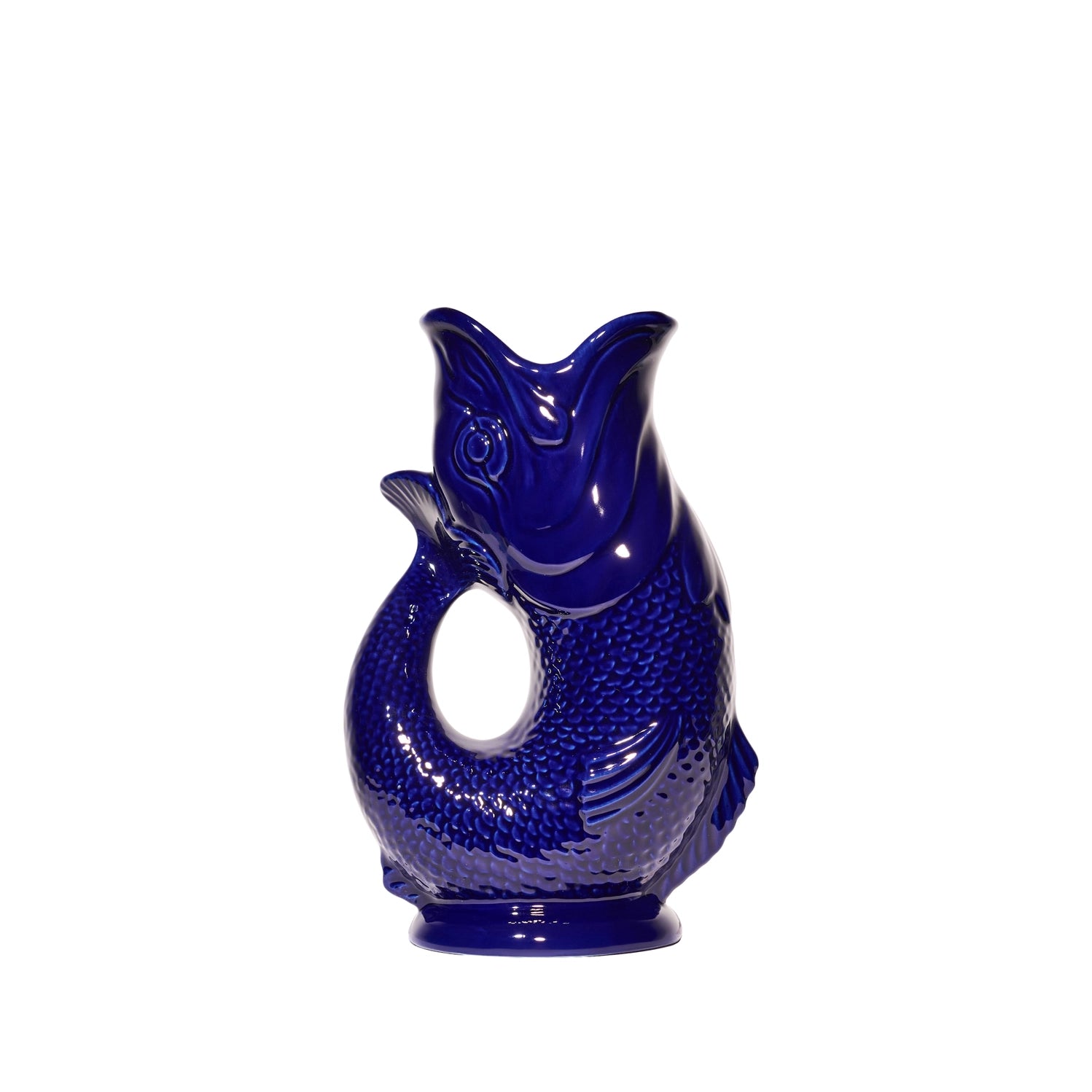 Cobalt Blue Original Gluggle Jug Pitcher Vase