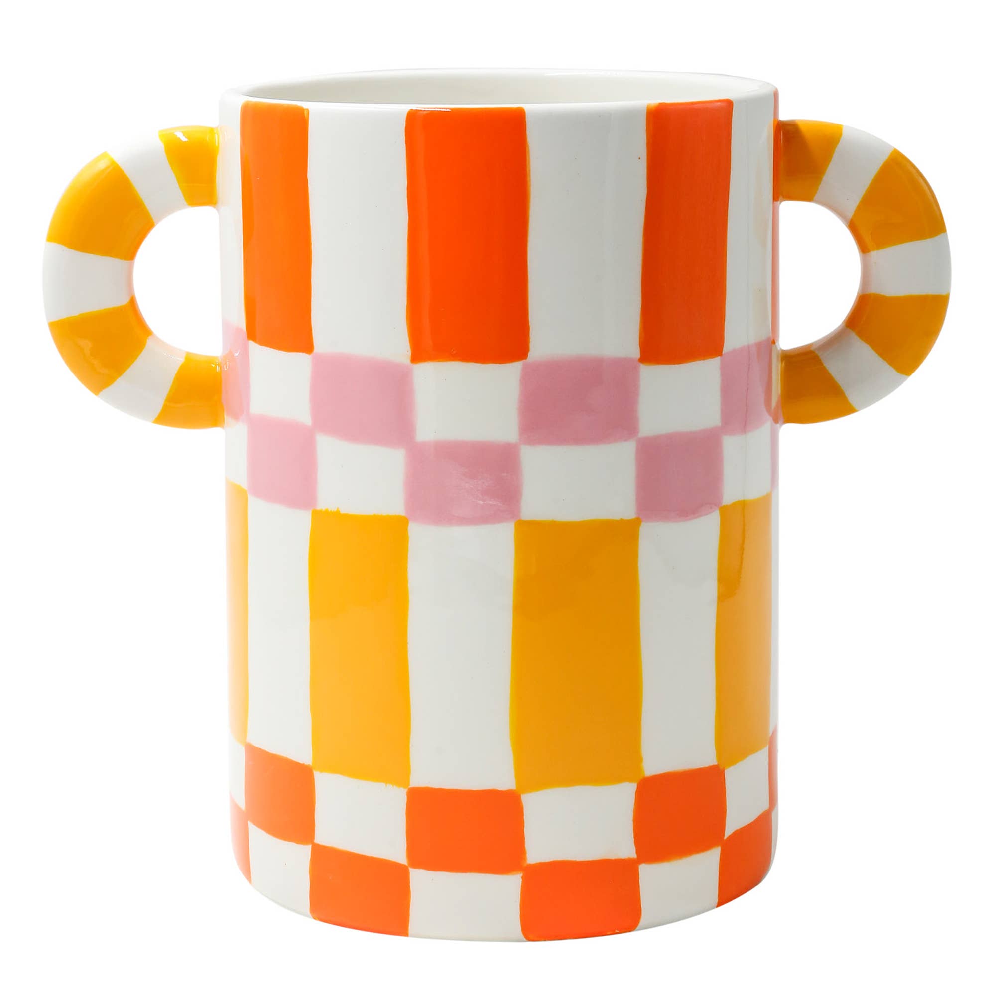 Vase/Wine Chiller Ricardo - Squares & Stripes