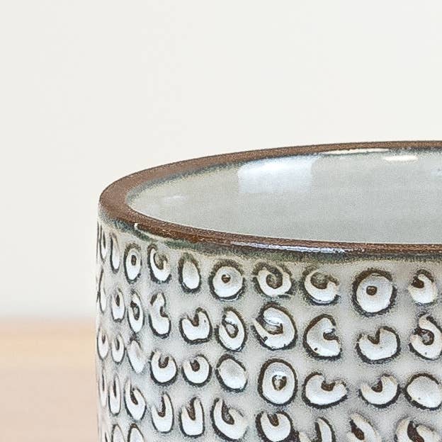 Patterned Flower Planter, 14cm