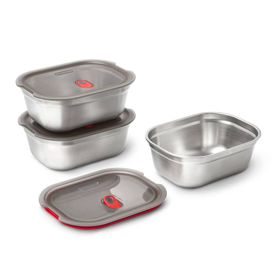 Lunch Box - Microwave-Safe Leak Proof Stainless Steel Set