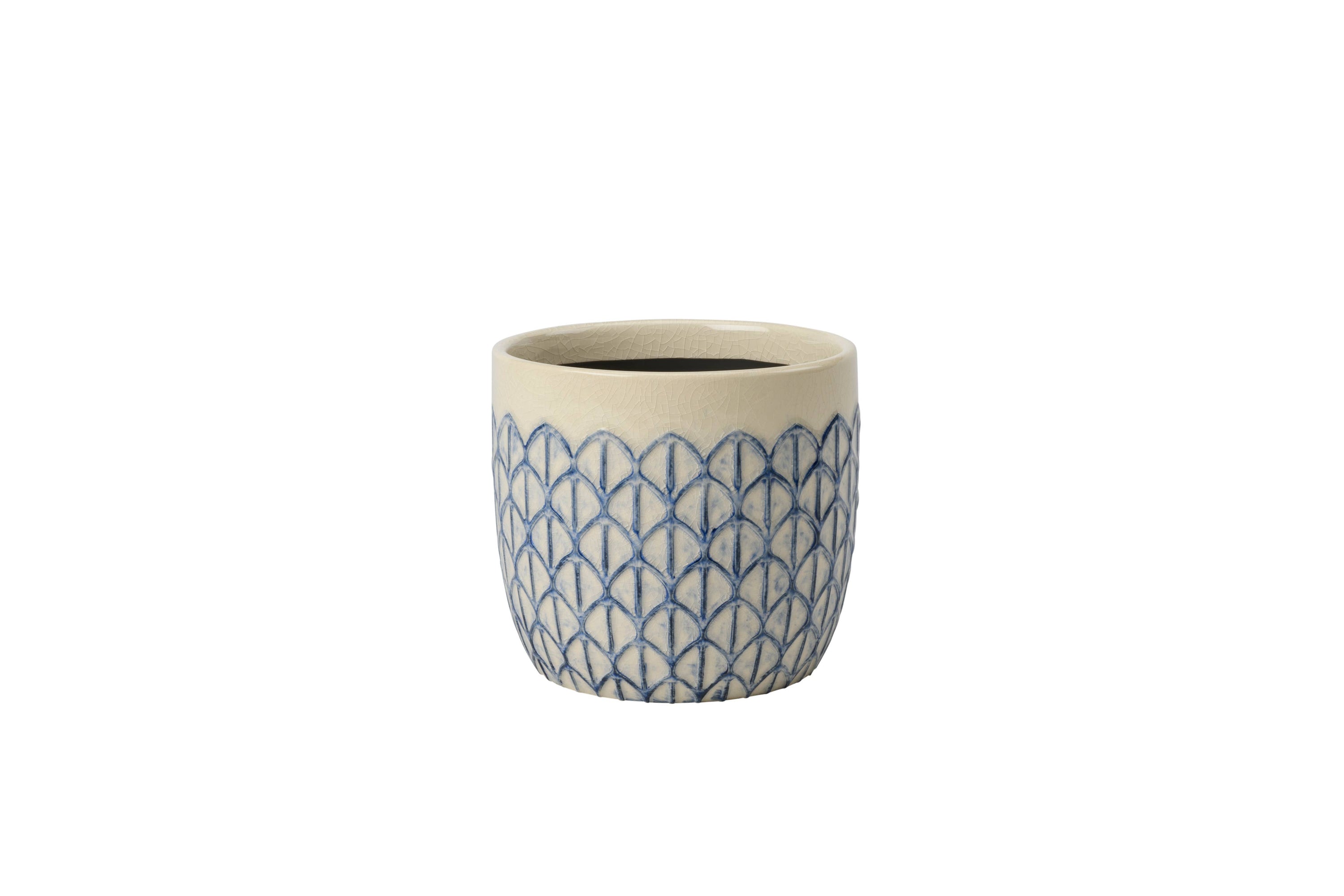 Collectors Indoor Pot 13cm Crème Geo