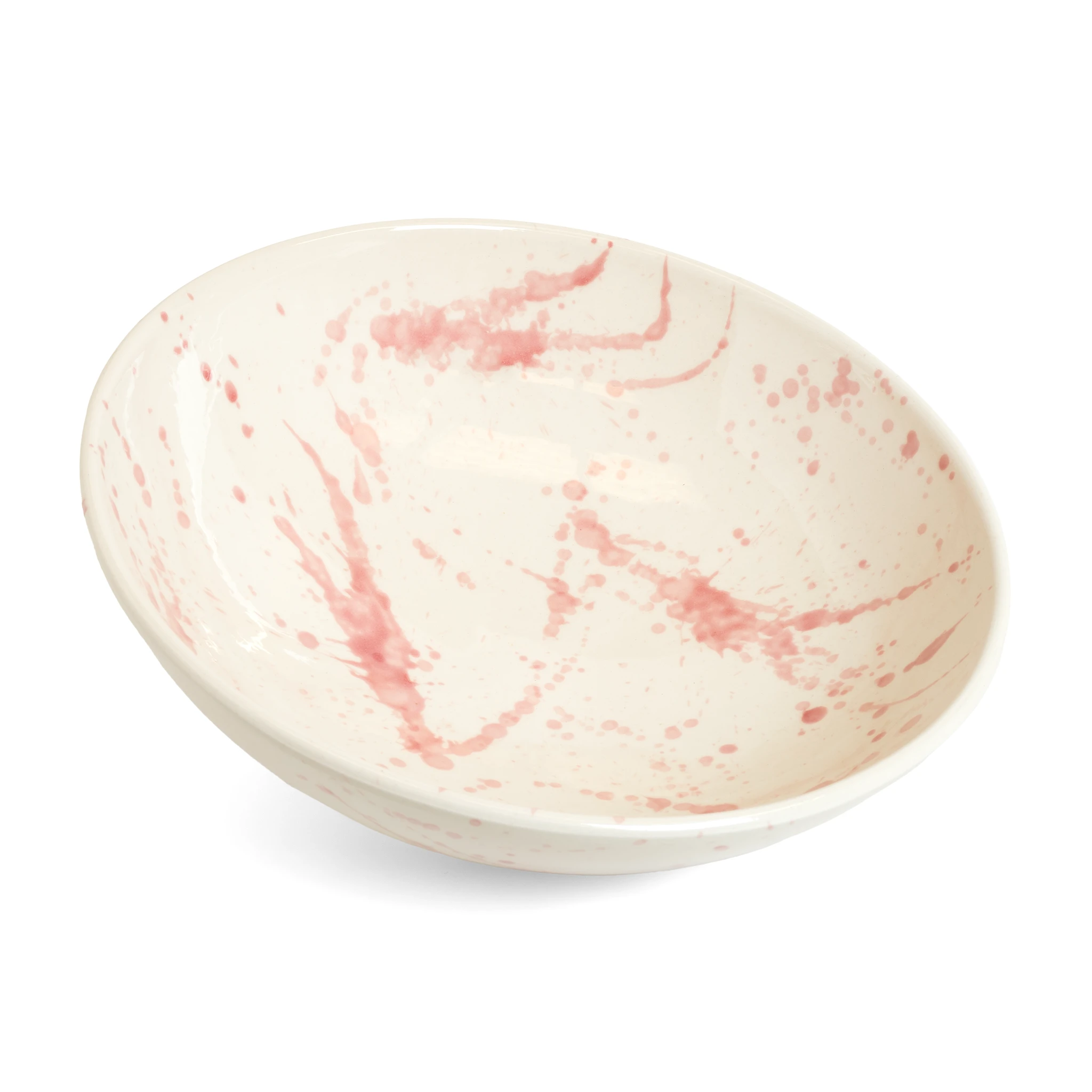 Serving Bowl Rose Splatter