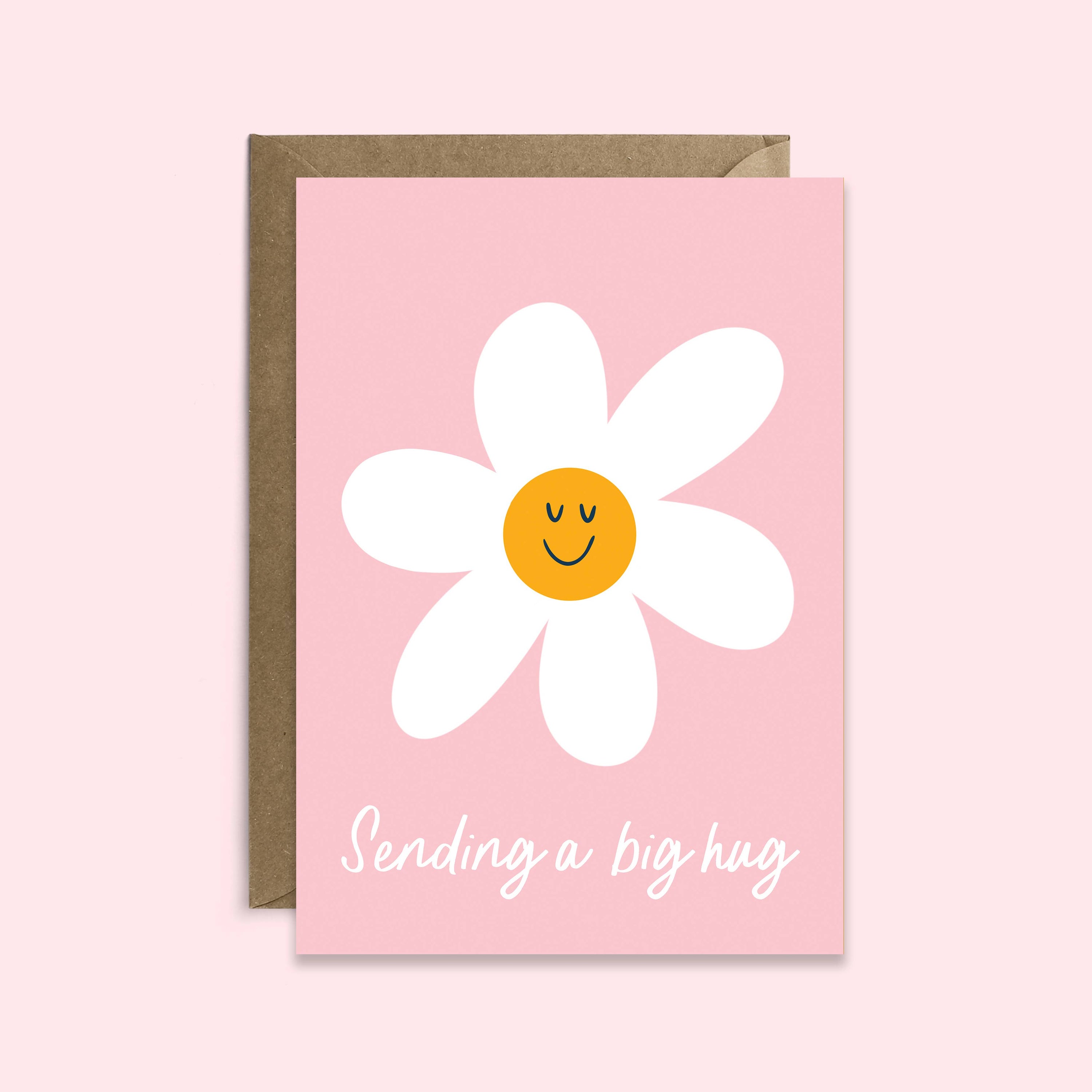 Sending a Big Hug Daisy Card | Floral Thinking of You Card