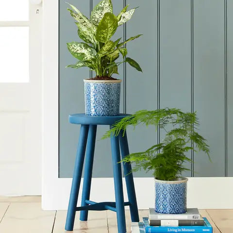 Glazed Pot - Porto Small Dark Blue