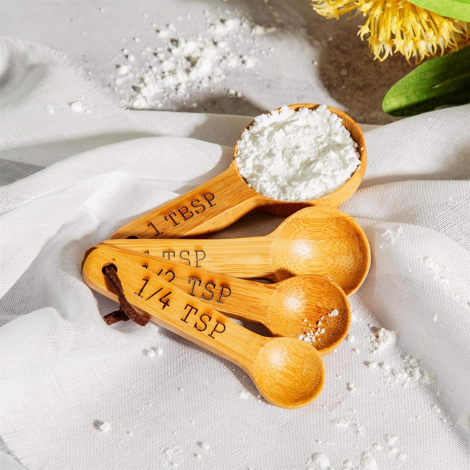 Sass & Belle Bamboo Measuring Spoons - Set of 4