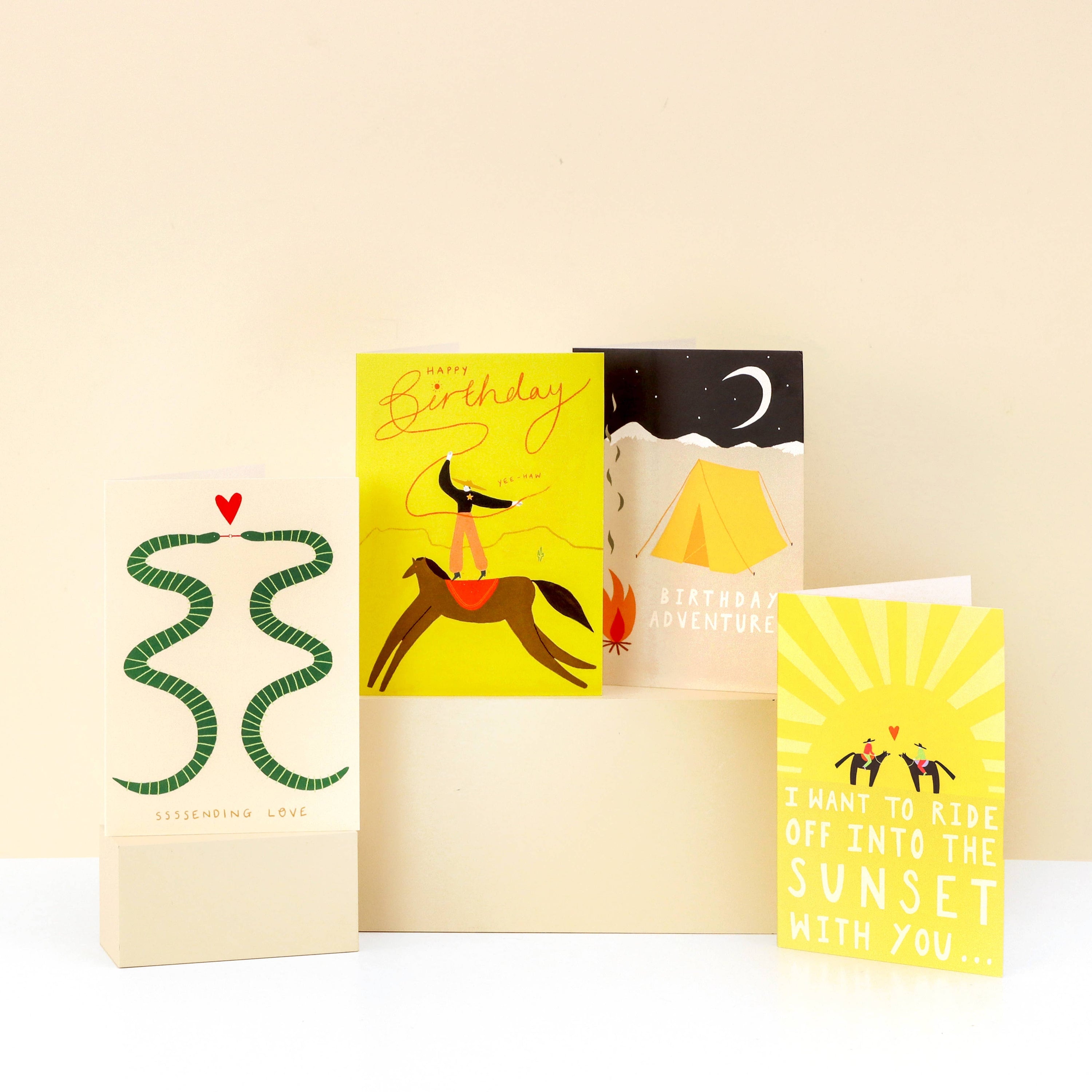 Yee-Haw Cowboy Birthday Card | Cowgirl | Happy Birthday