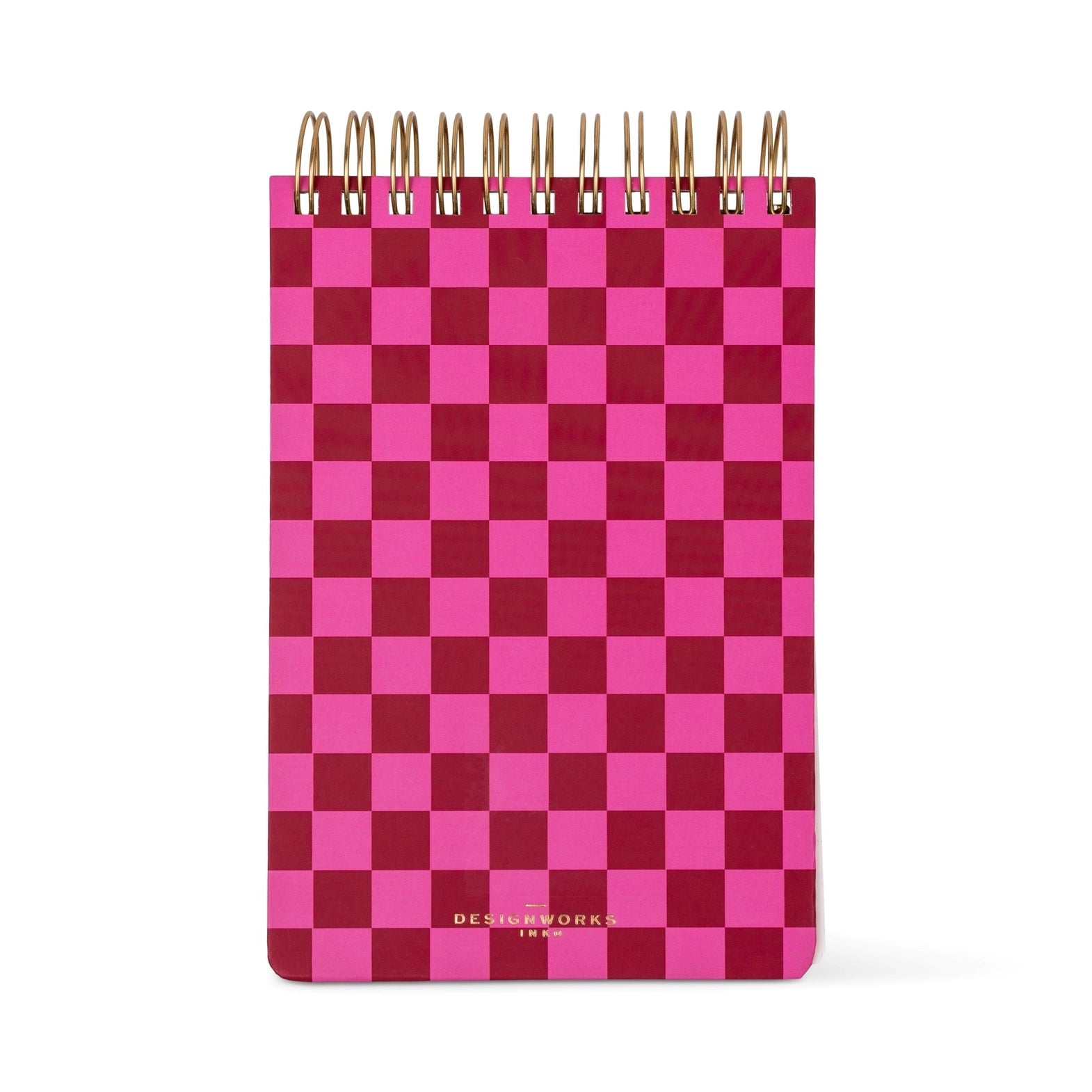 Designworks Ink Large Chunky Notepad - Burgundy + Pink