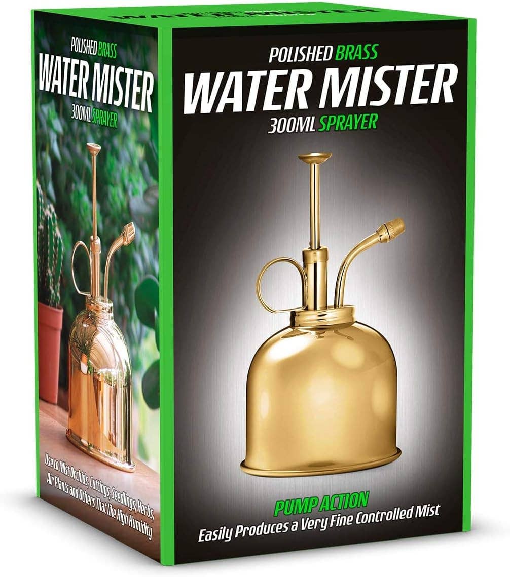 Metal Water Mister Vintage Polished Solid Brass 300ml