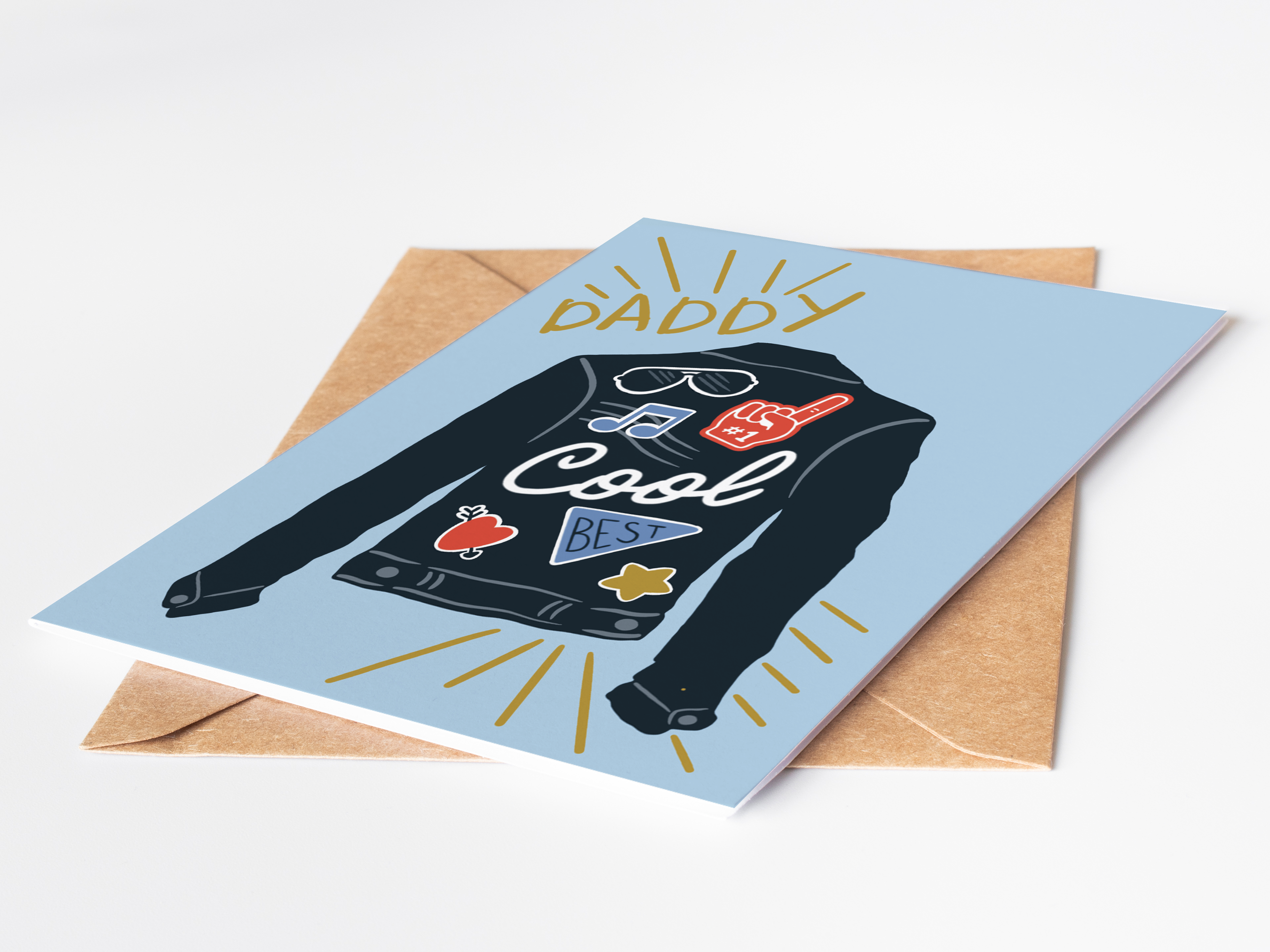Father’s Day Card | Cool Dad | Gold Foil