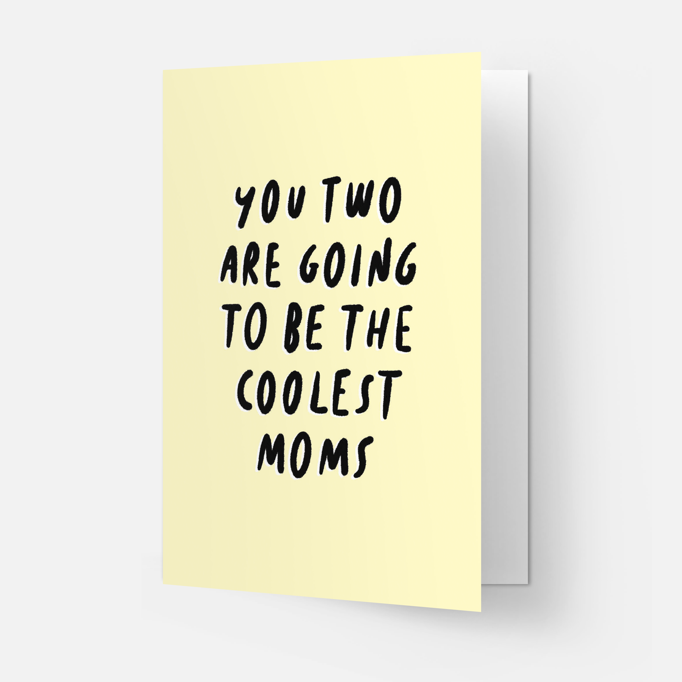 Coolest parents greeting card