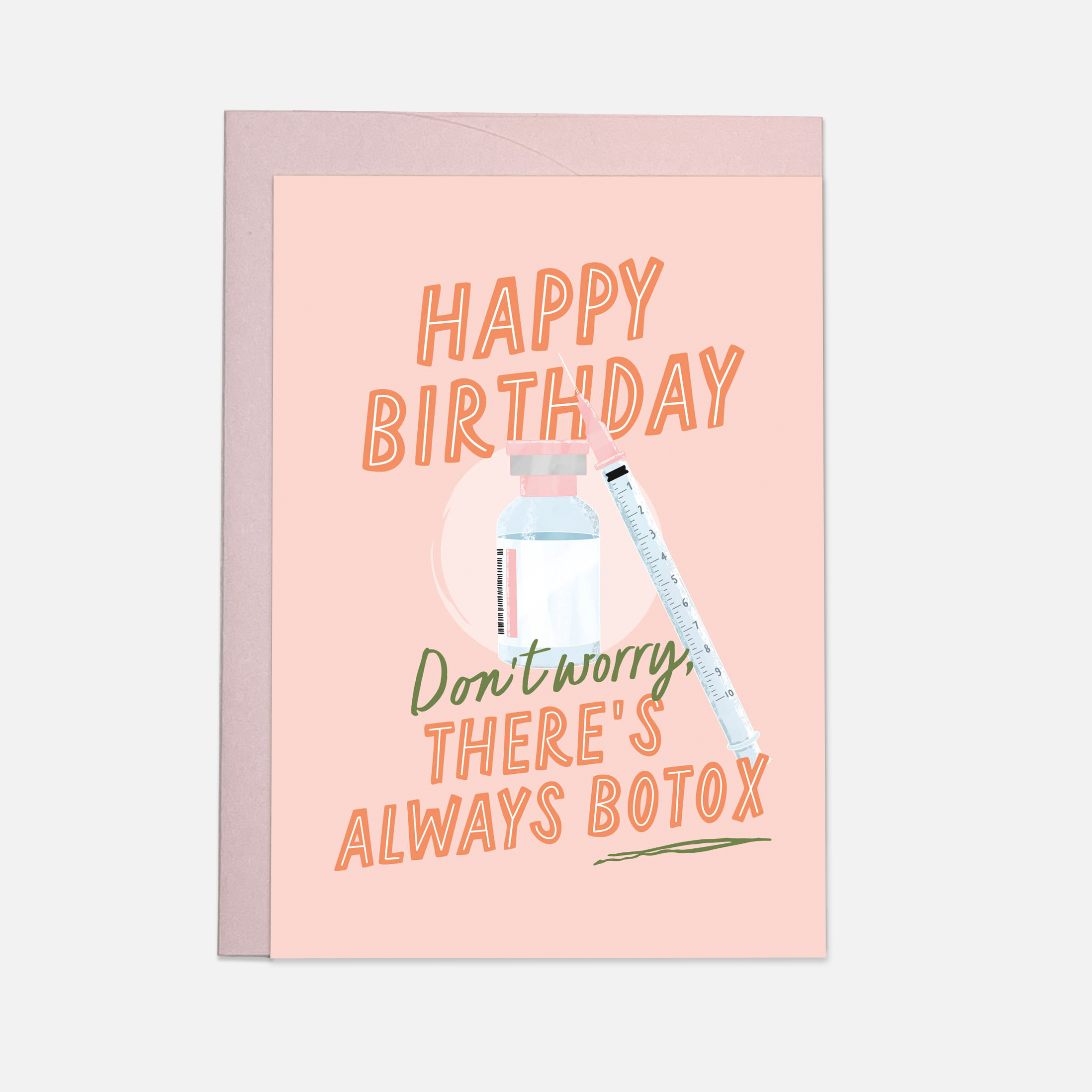 Happy bday botox - greeting card
