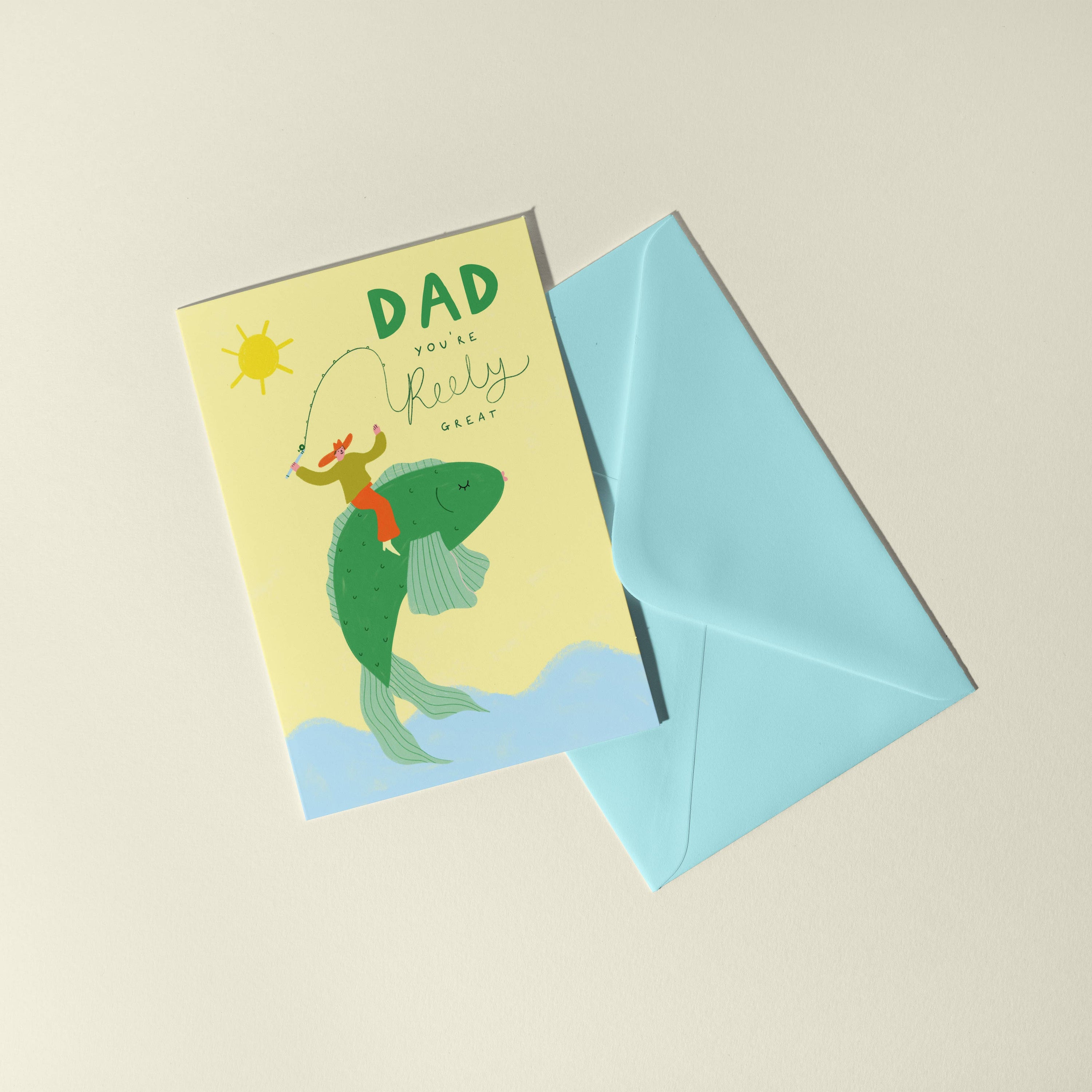 Reely Great Fishing Dad Card | Fisherman Father's Day Card