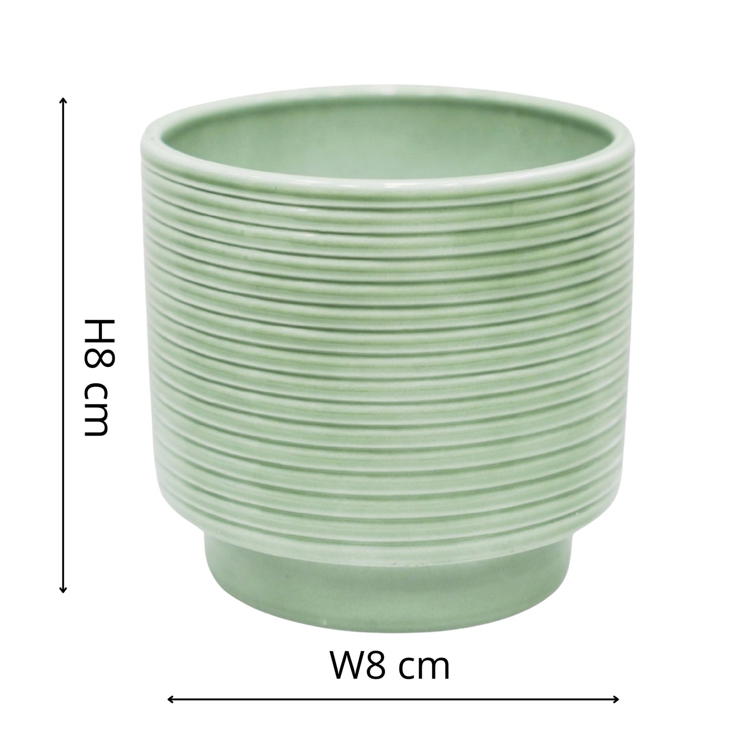 Berlin Ripple Planter H8cm D8cm