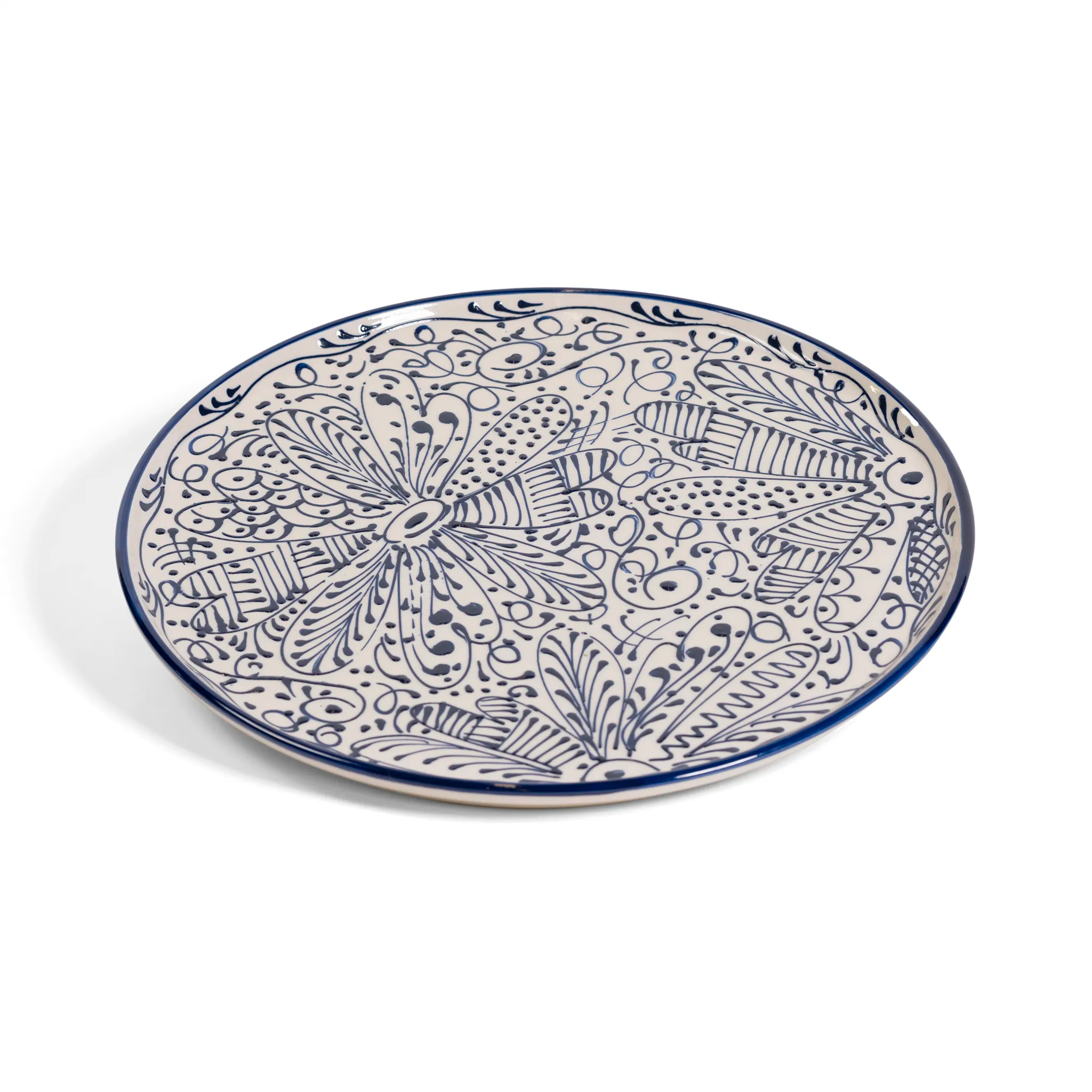 Round Serving Platter Blanca