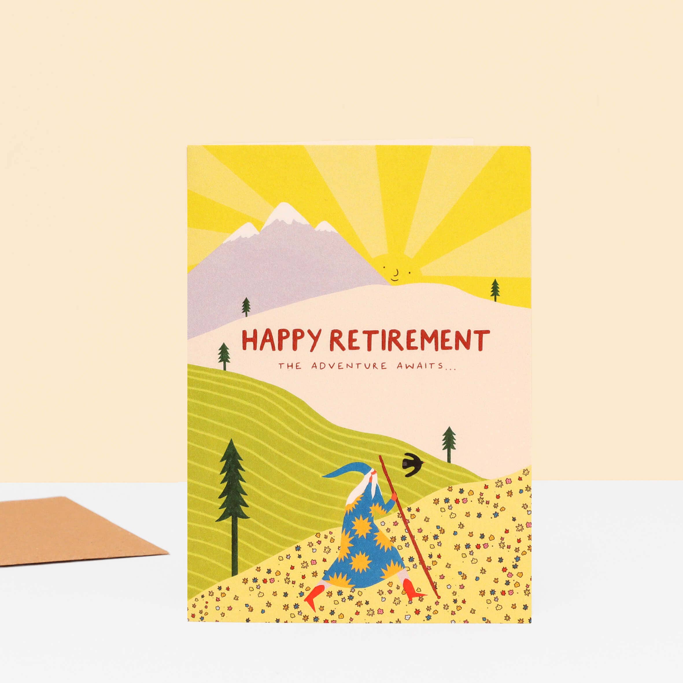 Adventures Retirement Card | Happy Retirement | Nature Card