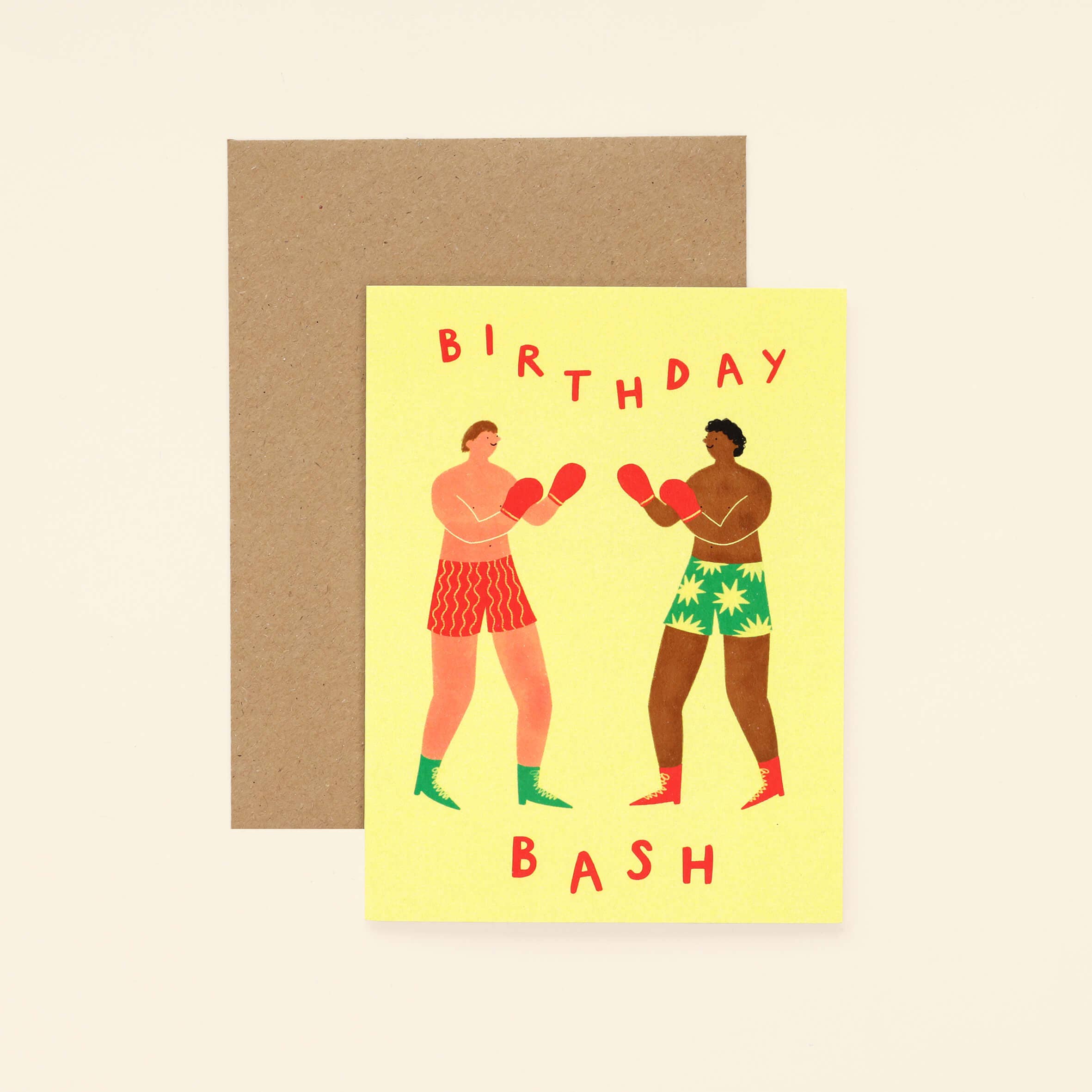 Boxing Birthday Card | Birthday Bash Card | Men's Birthday
