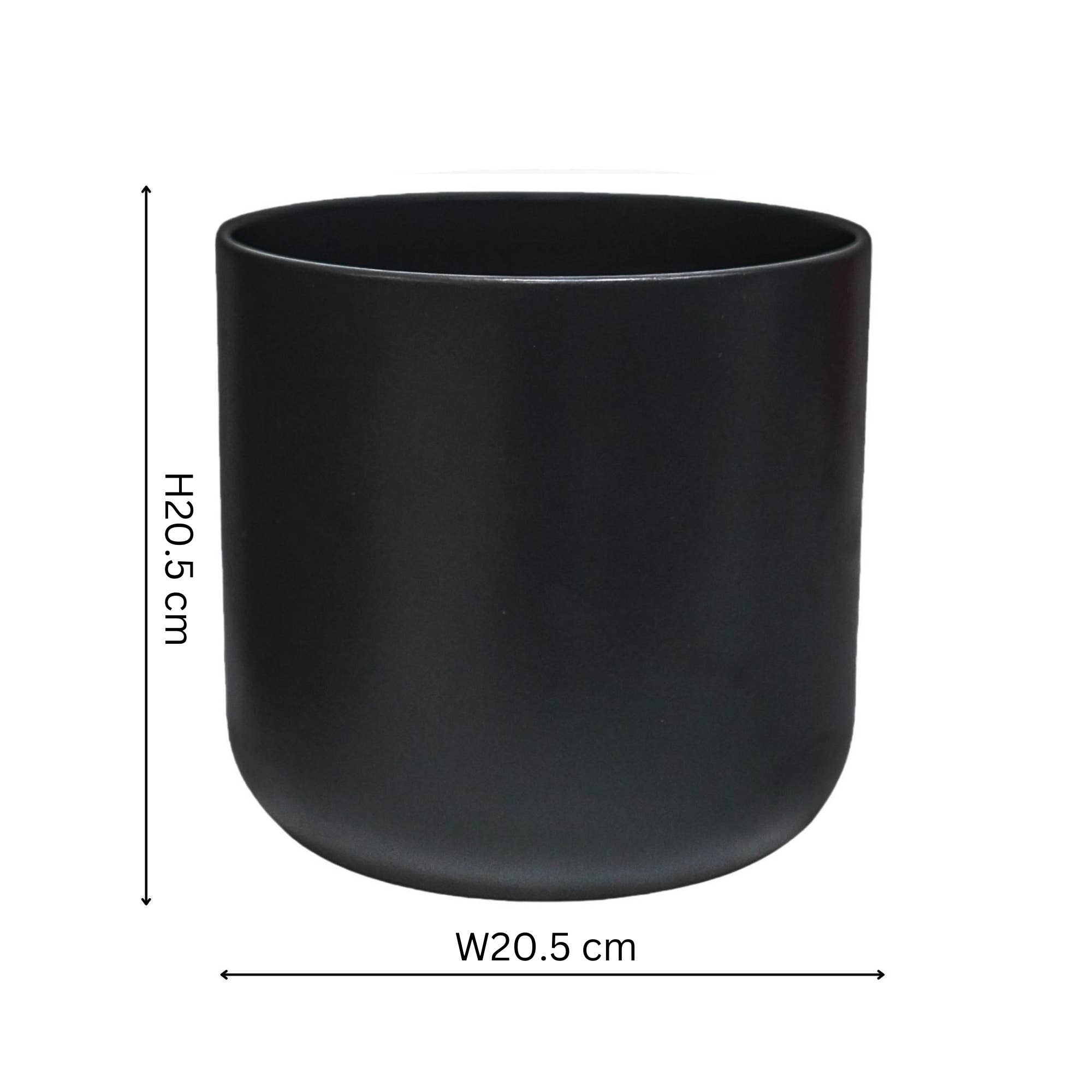 Lisbon Ceramic Indoor Planter H20.5cm D20.5cm