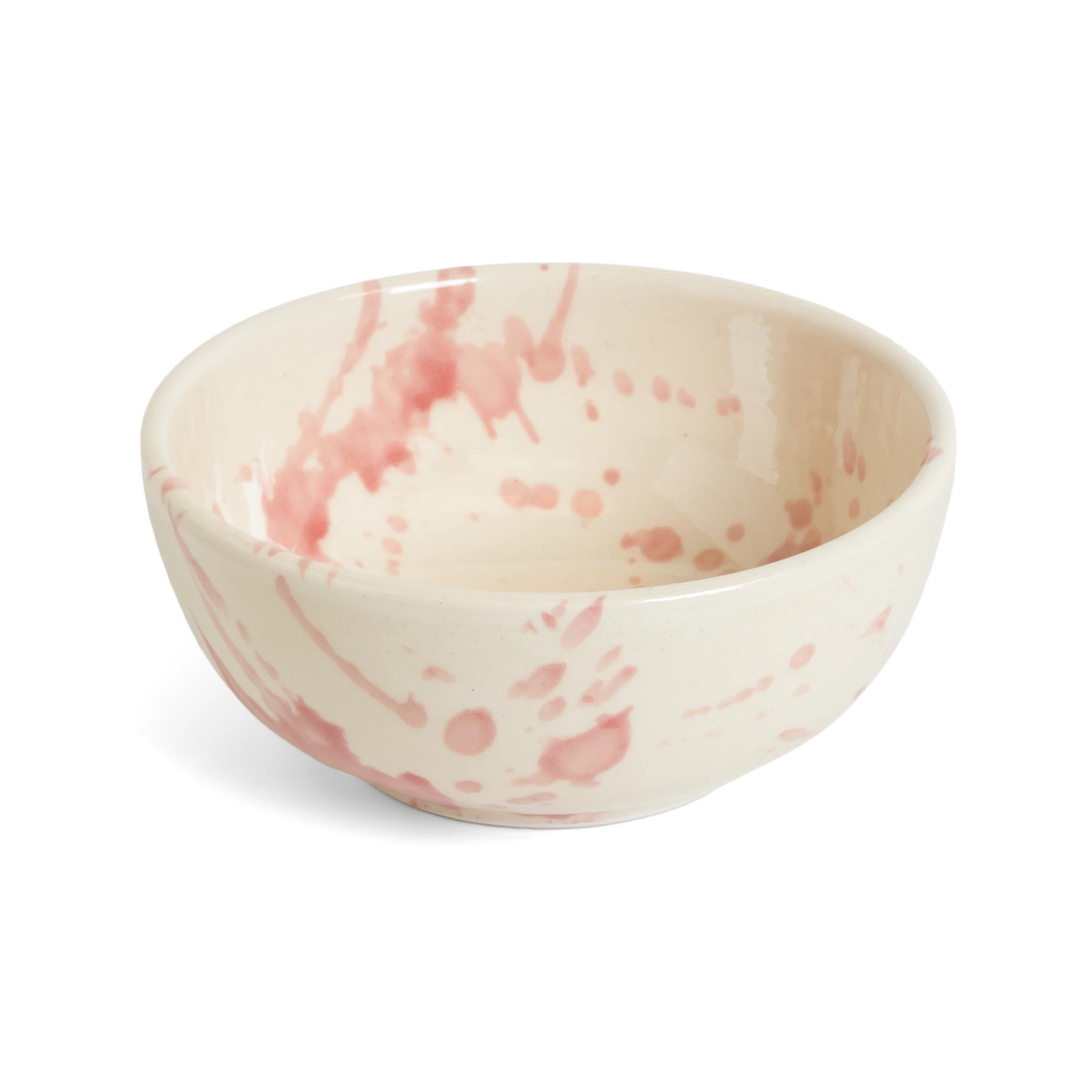 Bowl Rose Splatter
