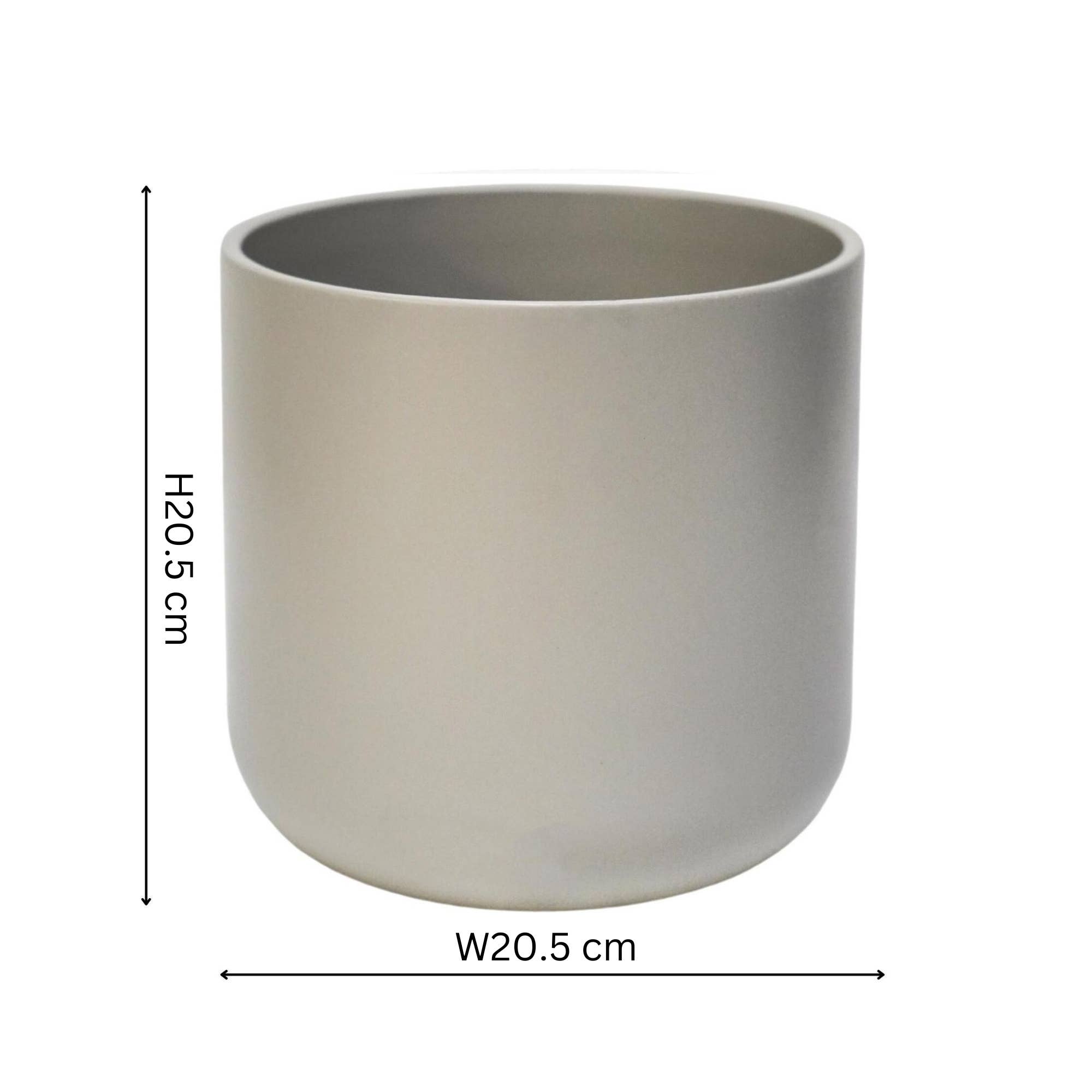 Lisbon Ceramic Indoor Planter H20.5cm D20.5cm