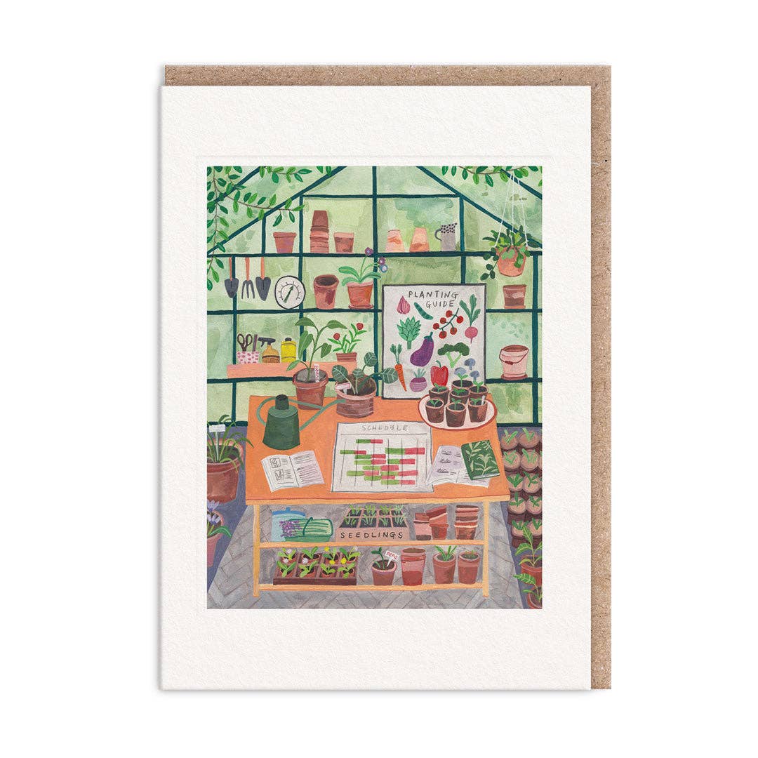Greenhouse Greeting Card (13389)