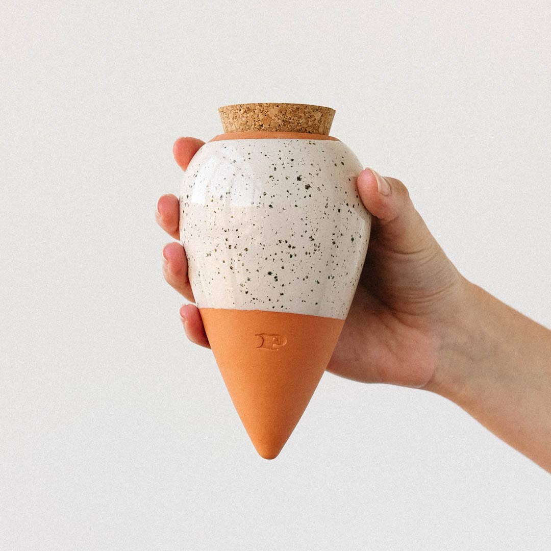 Olla - Speckled white