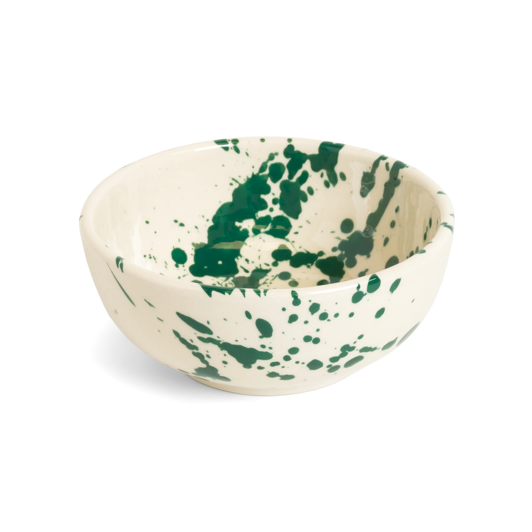Bowl Green Splatter