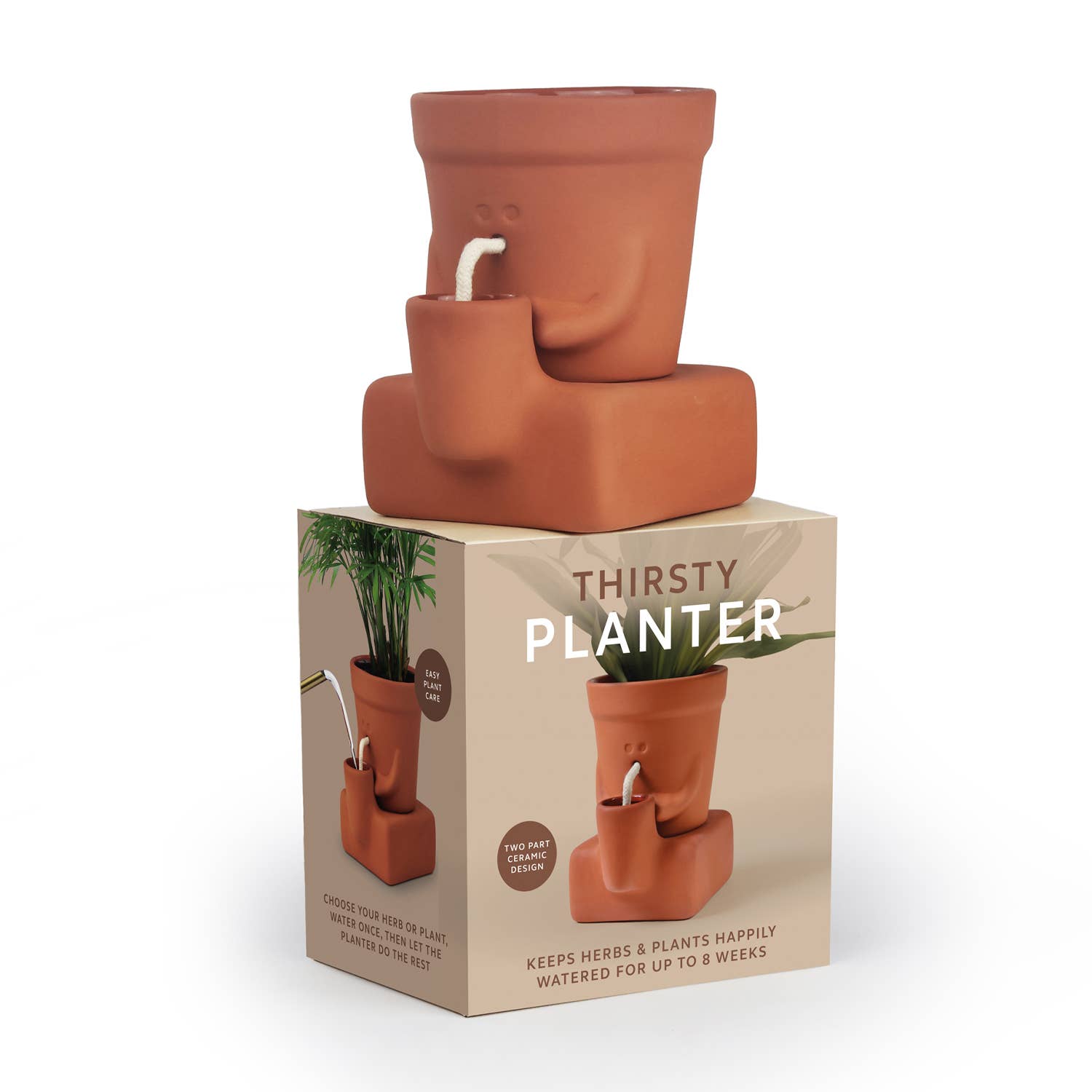 The Thirsty Planter | Self-Watering Plant Pot | Plant Gift