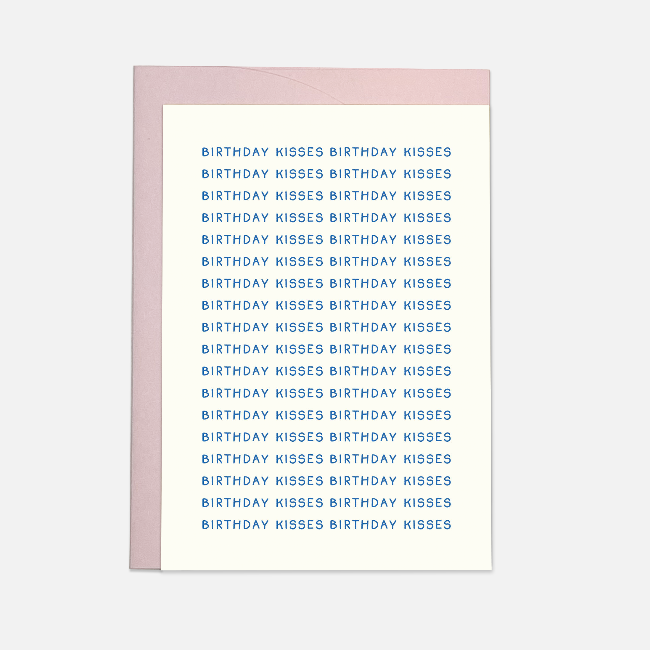Birthday kisses - trending greeting card