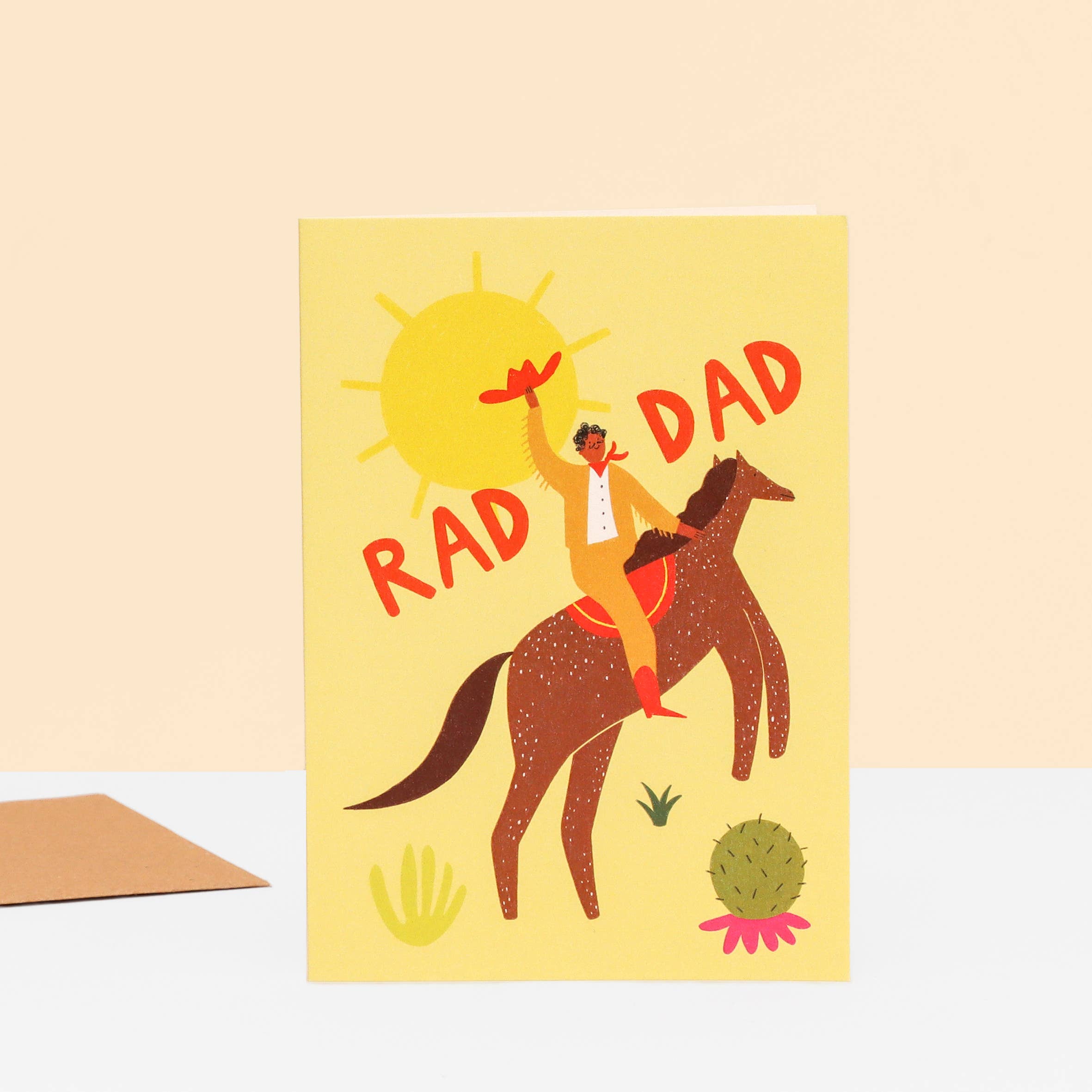 Rad Dad Card | Cowboy Card | Dad Birthday | Father's Day