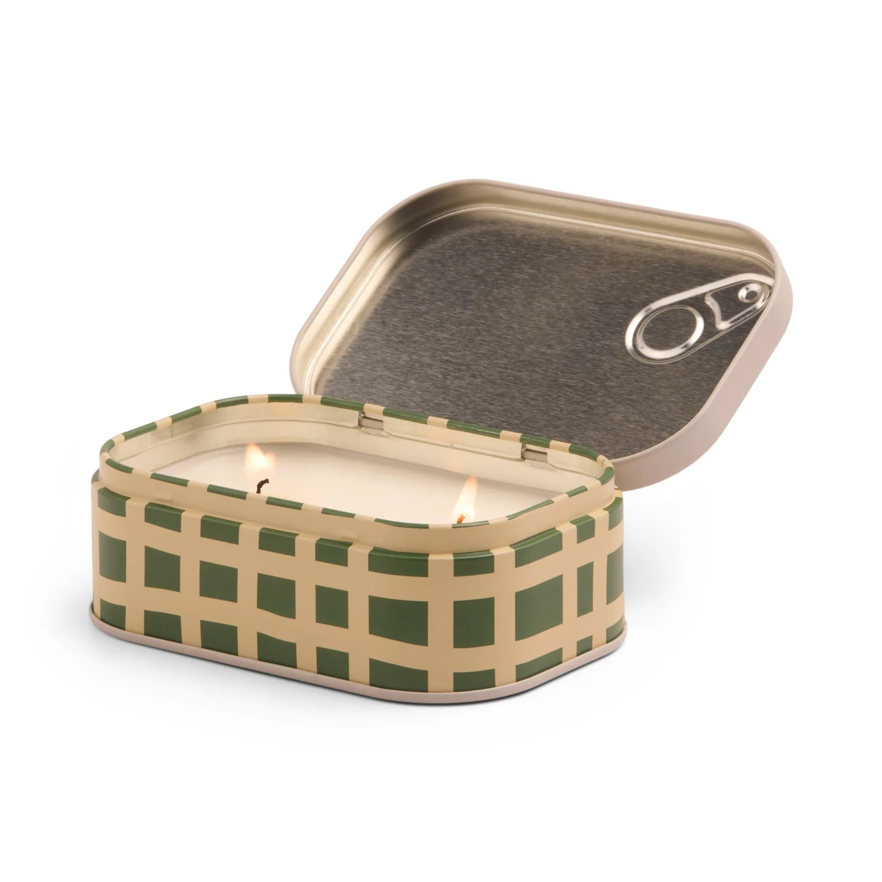 Bistro 4.5oz/127g French Baguette Printed Tin Candle - Rosemary Thyme