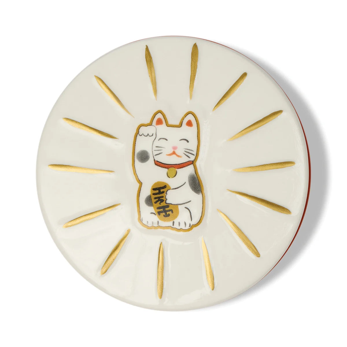 Paddywax Charmed 8oz/226g Orange Maneki-Neko Cat Candle - Wild Neroli
