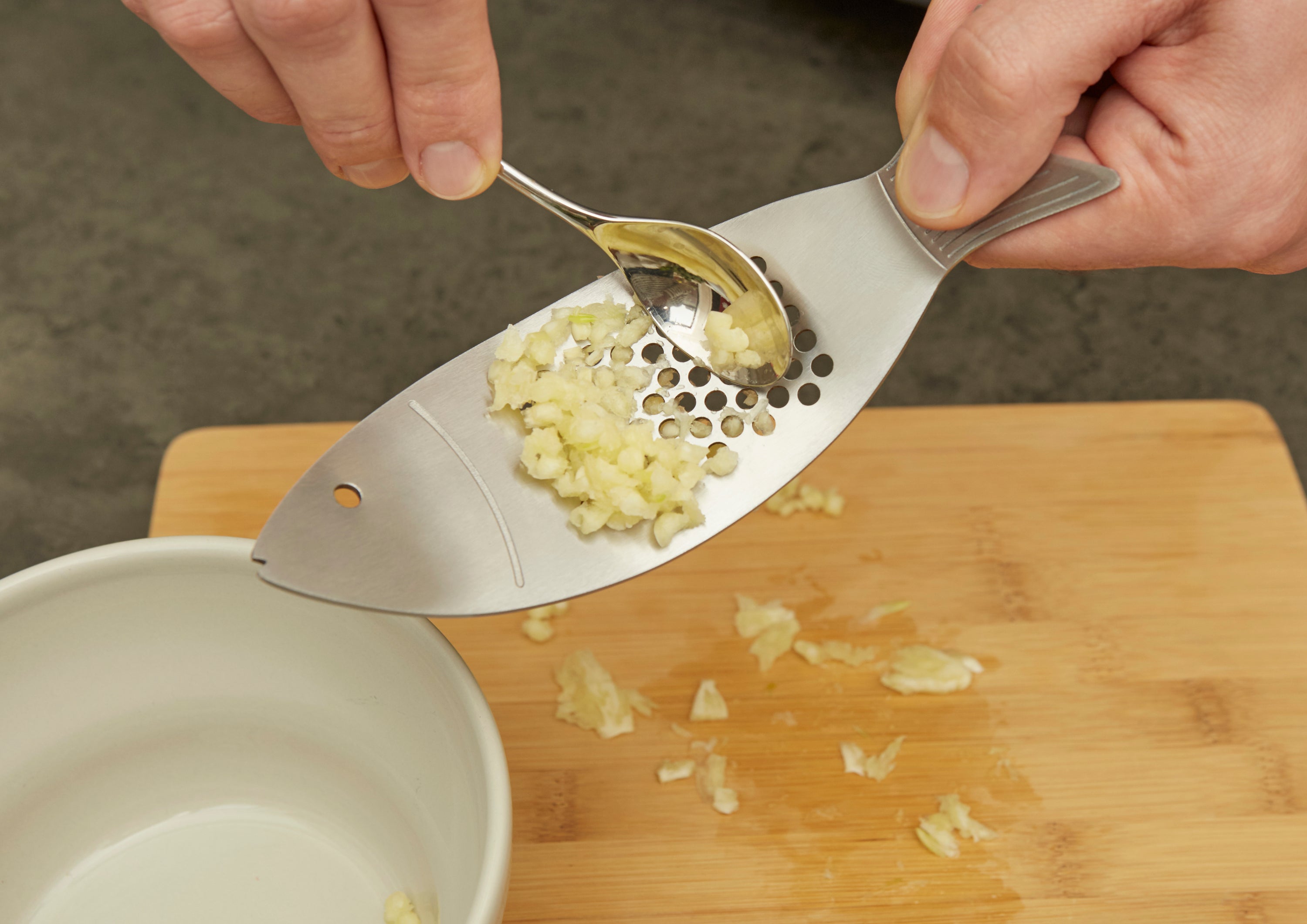 Fish Garlic Press